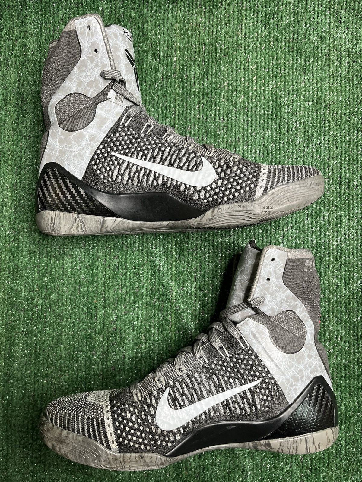 Replica white with red spray paint detail