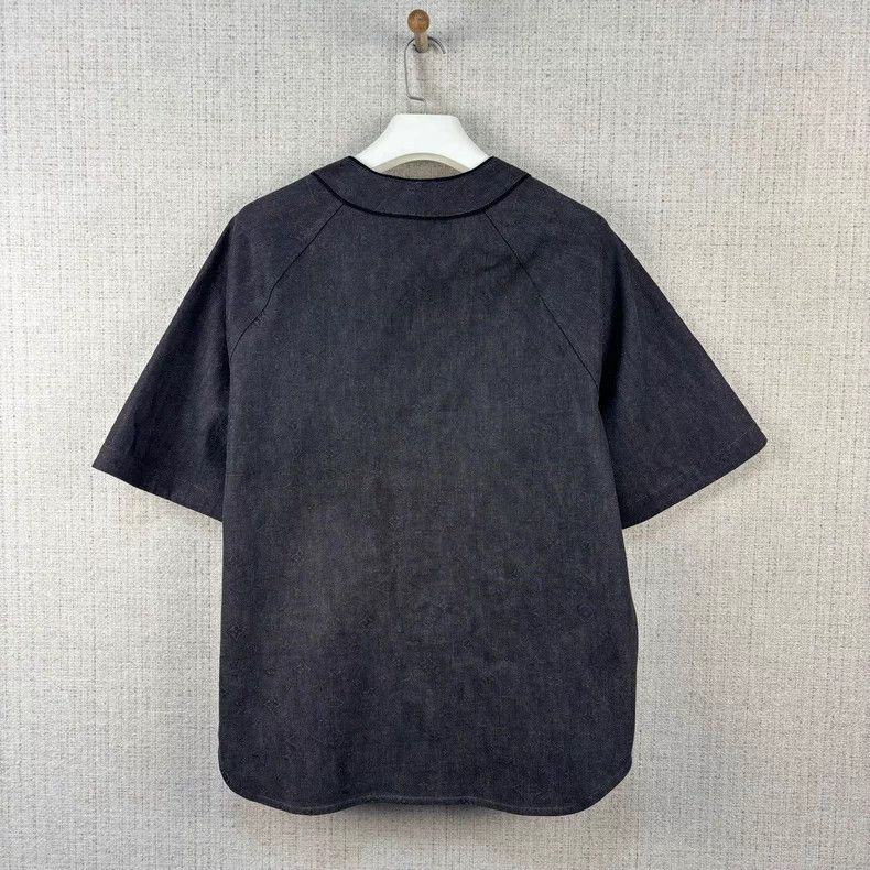 Louis Vuitton Louis Vuitton SS 22 Solid Dark Print Single Breasted Denim Size US XL / EU 56 / 4 - 3 Thumbnail