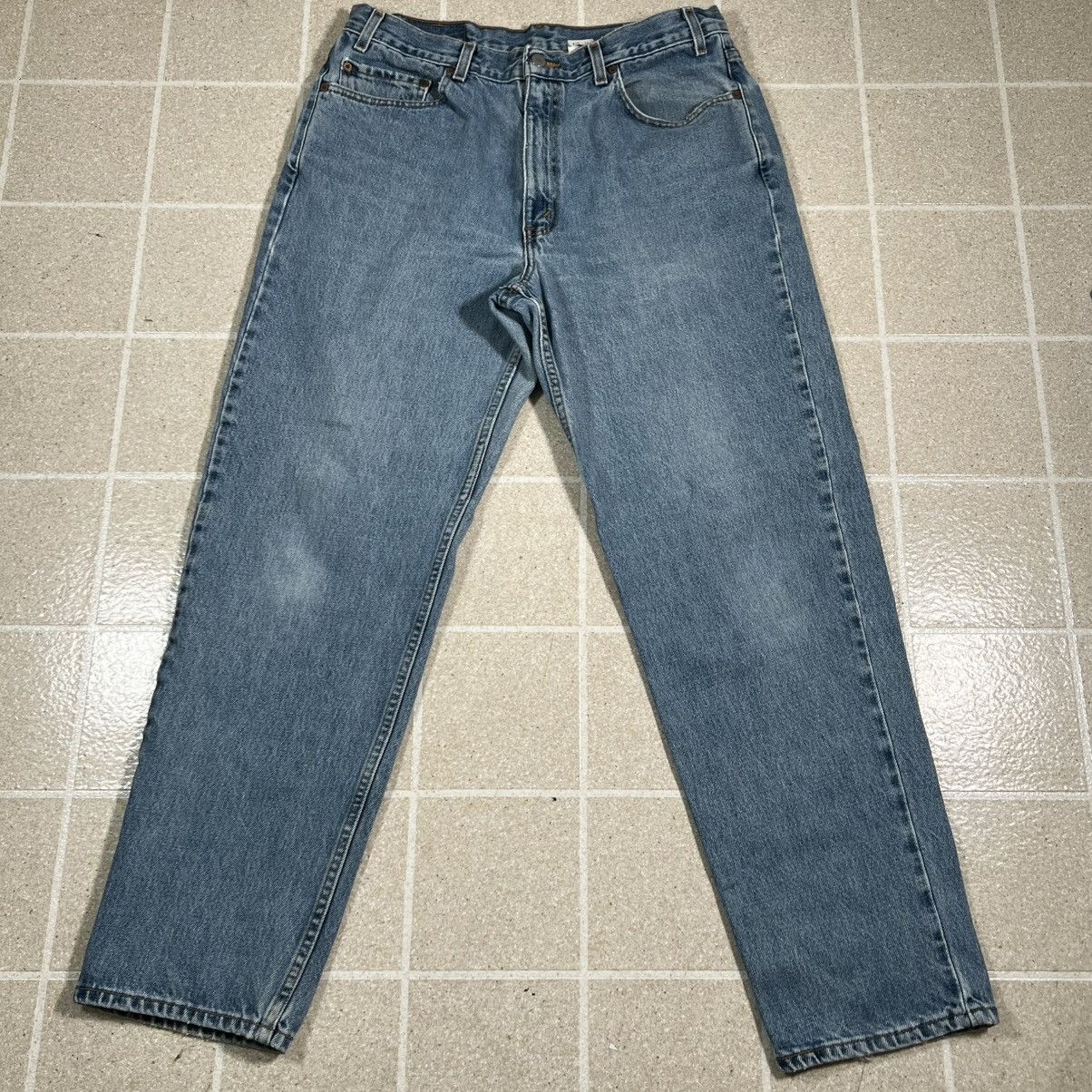 Levi's Vintage Levi’s 550 Jeans 32x30 Blue Denim Made in Mexico Size US 32 / EU 48 - 6 Thumbnail