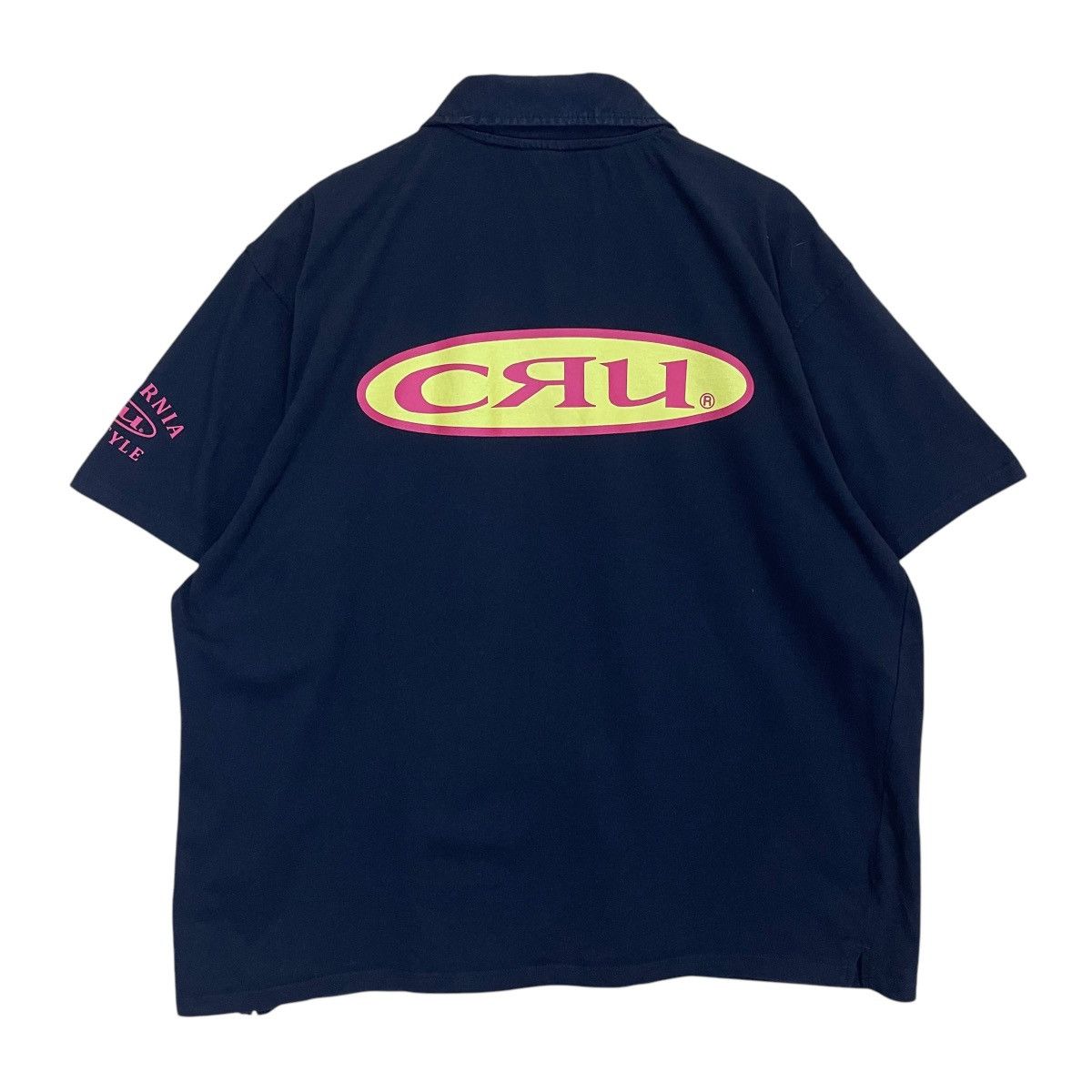 Japanese Brand × Vintage Vintage 90's Cru Surfing Club Collar Shirts Size US XL / EU 56 / 4 - 1 Thumbnail