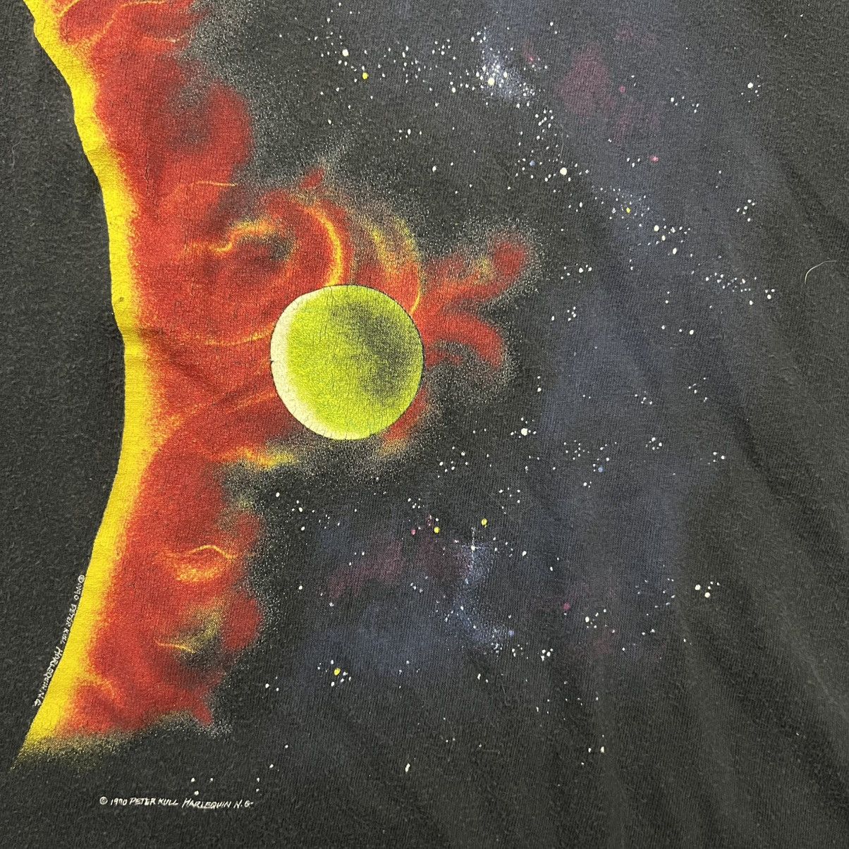 Vintage Vintage Peter Kull Solar System Planets Tee Size US XL / EU 56 / 4 - 7 Thumbnail