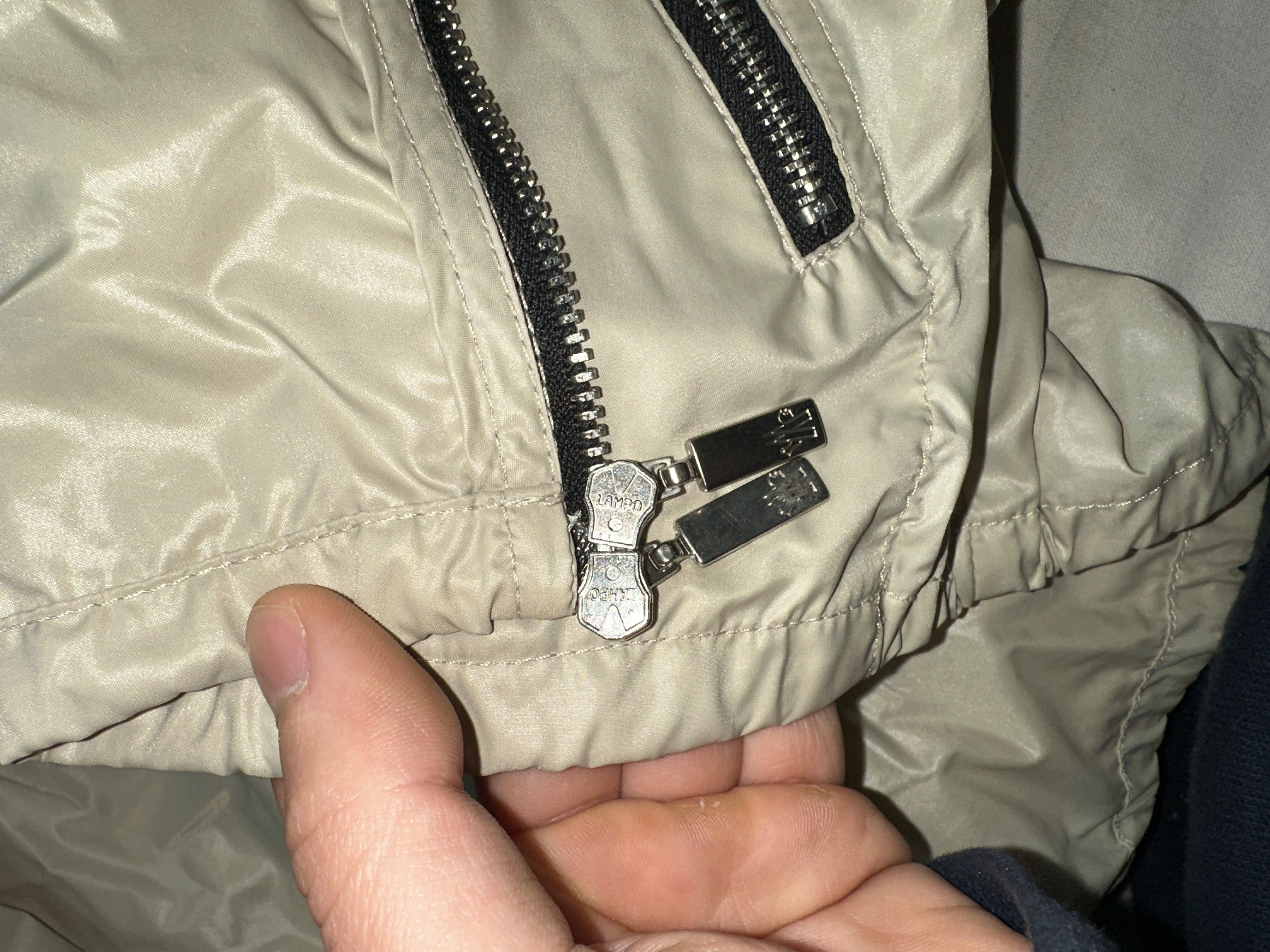 Moncler Moncler Lightweight Nylon Vest Beige Technical Gilet Size 4 Size S / US 4 / IT 40 - 7 Thumbnail