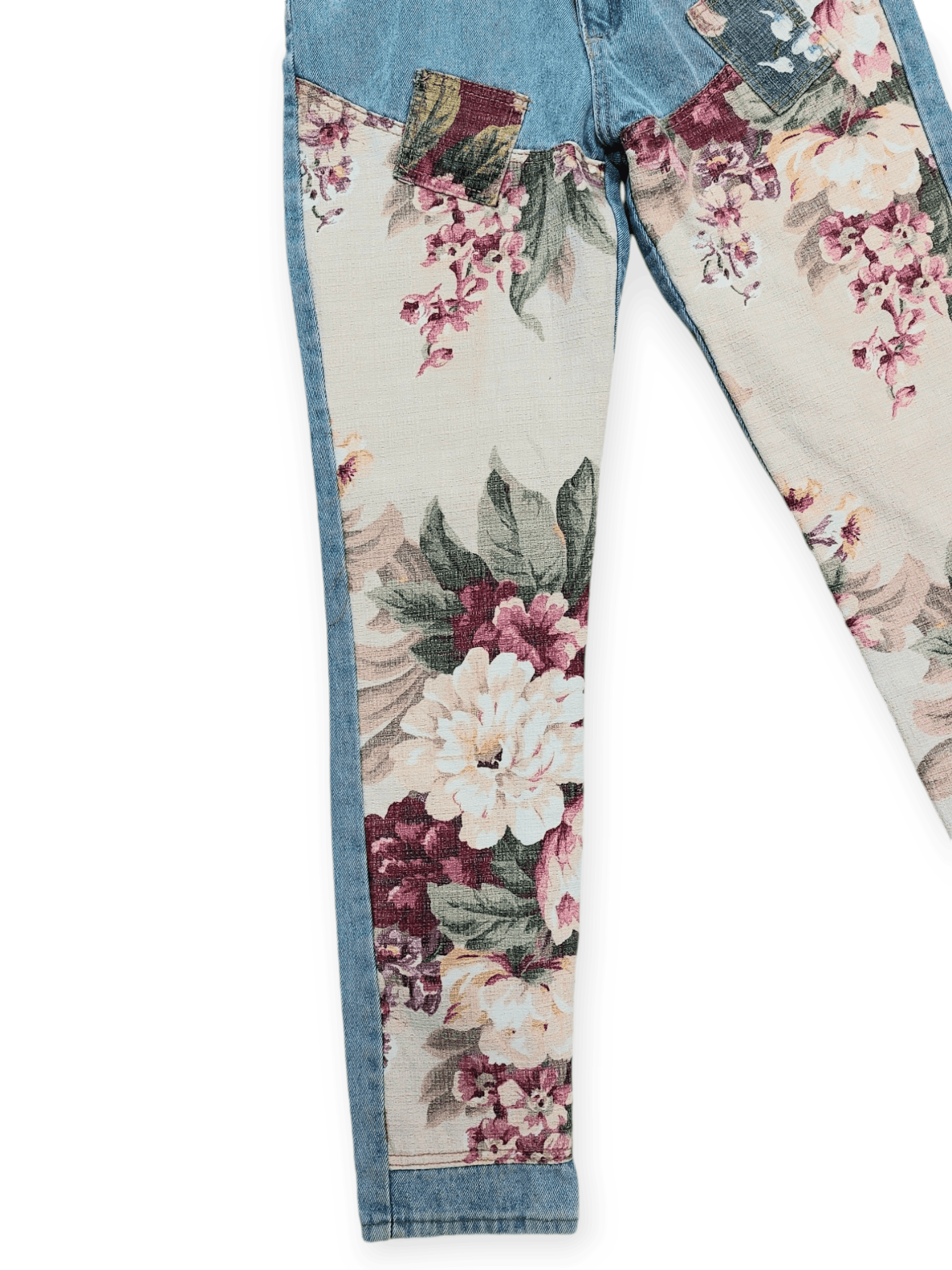 L.E.I. L.E.I Beauty Flower Painted Jeans Size 25" / US 0 / IT 36 - 12 Thumbnail