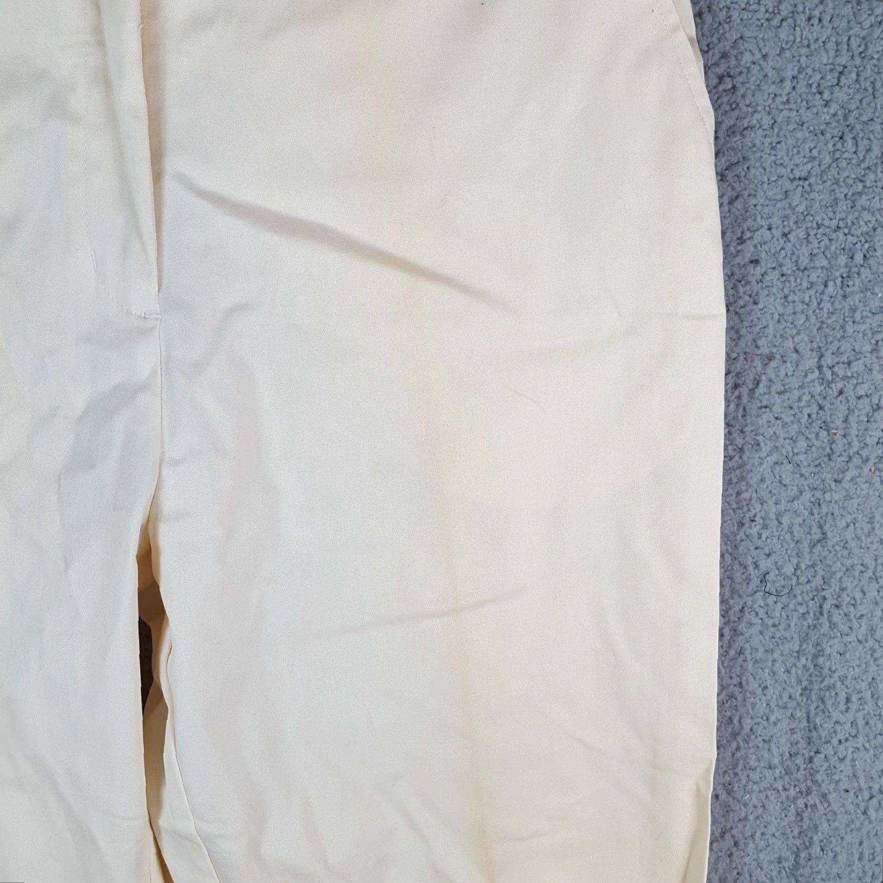 Nike VINTAGE Nike Golf Chinos Women's Size 14 Stretch 2000s Chino Pants White 90s Bohemian Preppy Mens Womens Girls Size 36" / US 14 / IT 50 - 4 Thumbnail