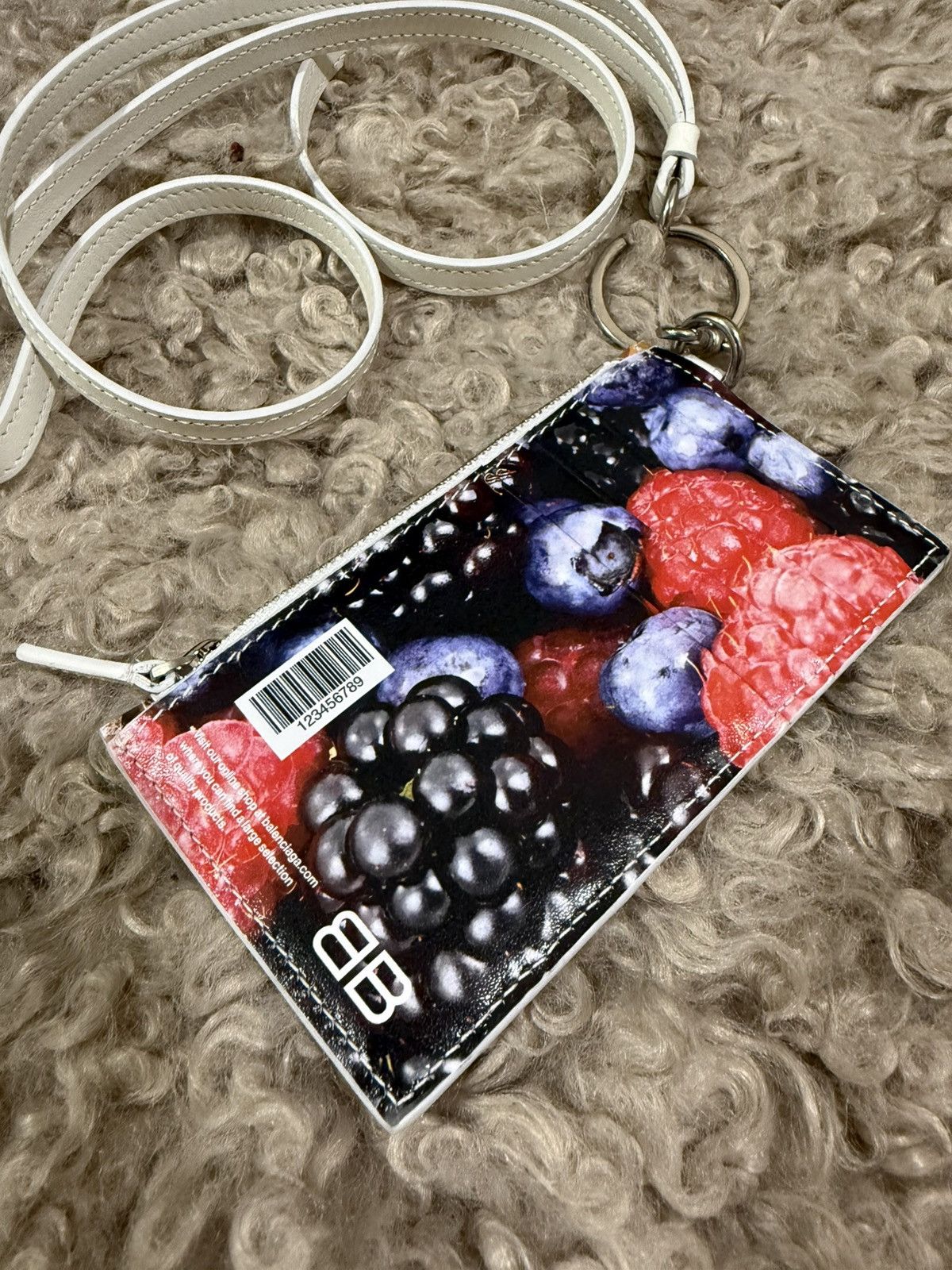 Balenciaga Balenciaga Antwerp Grocery Lanyard Wallet Size ONE SIZE - 4 Thumbnail