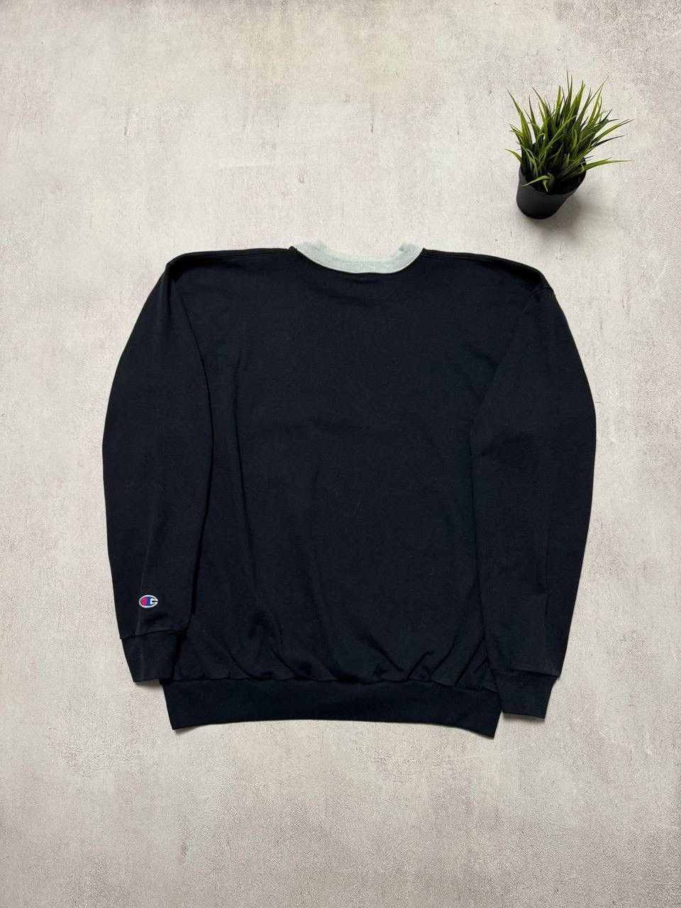Champion × Vintage Vintage Champion Crewneck Sweatshirt Boxy Fit Mini Logo 80s Size US XL / EU 56 / 4 - 6 Thumbnail