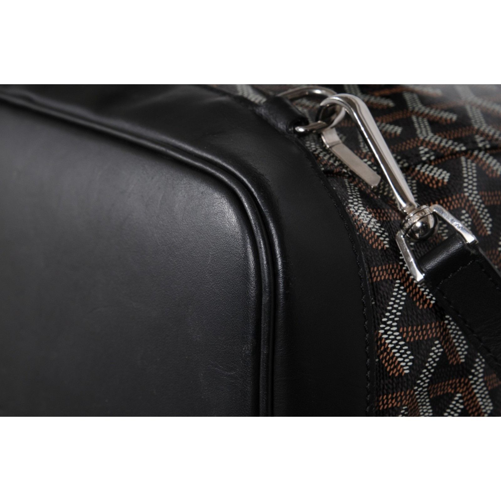 Goyard Alpin MM Backpack Black Leather Drawstring Strap Size ONE SIZE - 17 Thumbnail