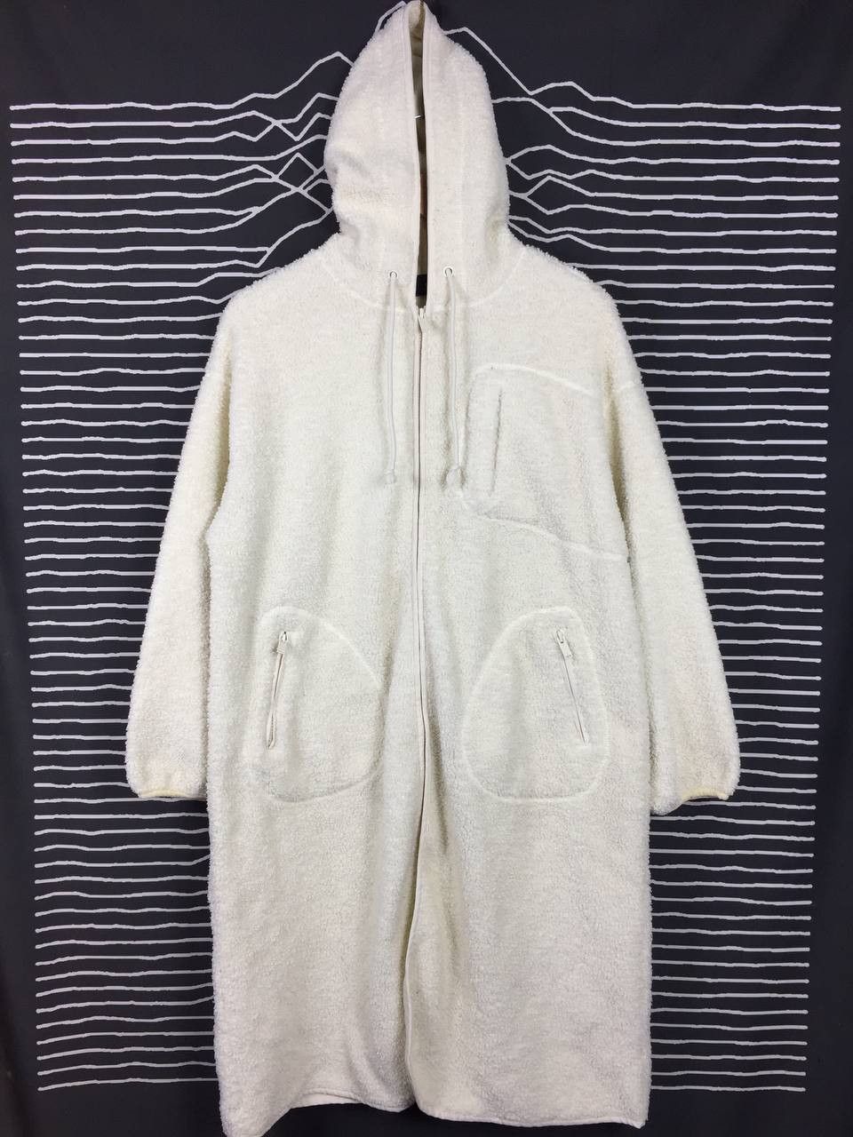 GU × Japanese Brand × Undercover GU x Undercover Fleece Hooded Long Jacket Size US M / EU 48-50 / 2 - 2 Thumbnail