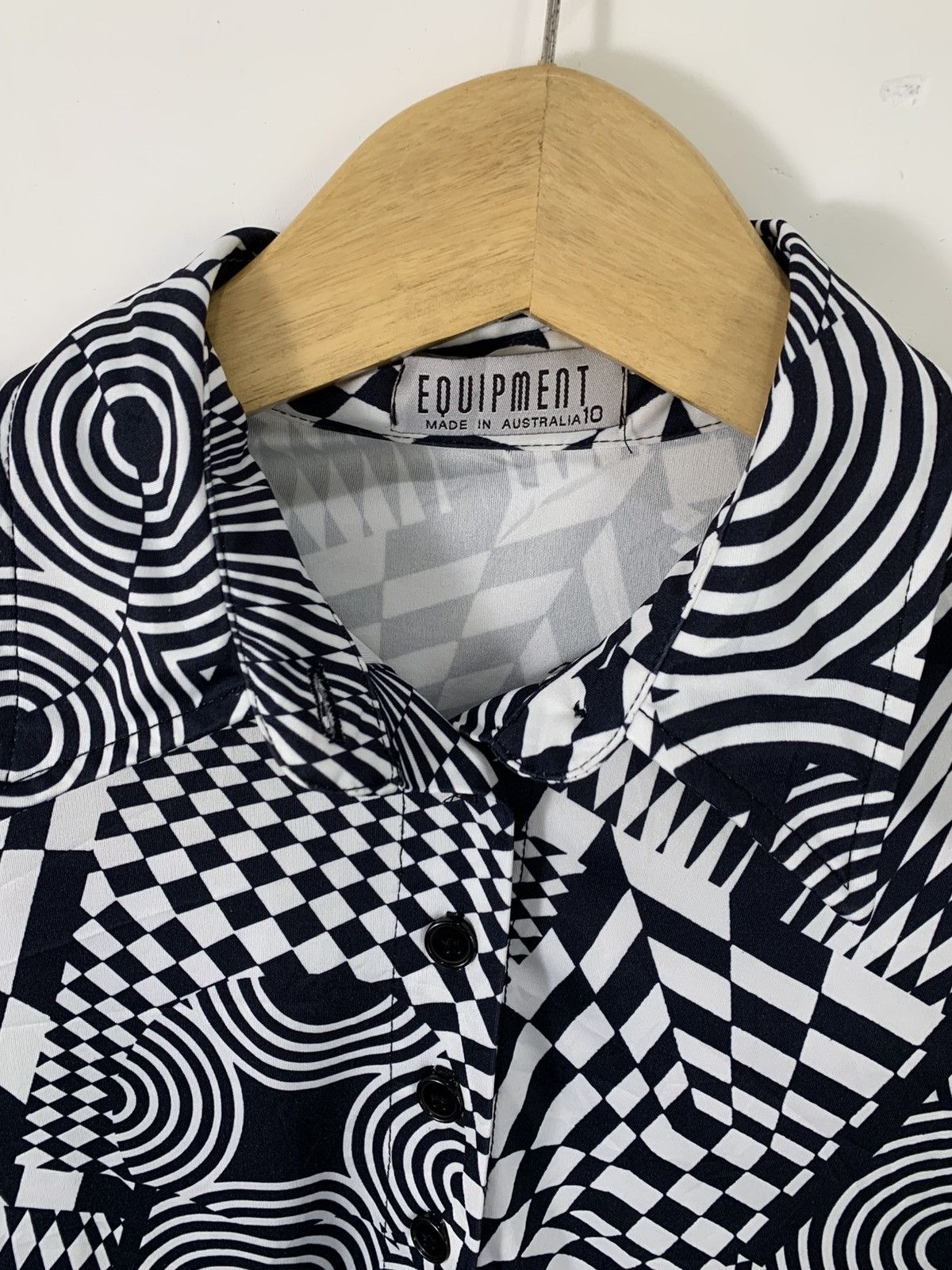 Designer vintage psychodelic button up shirt Size S / US 4 / IT 40 - 2 Thumbnail