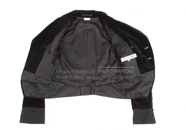Comme des Garcons Comme Des Garcons Black Vintage Velvet Patchwork Top Size S / US 4 / IT 40 - 4 Thumbnail