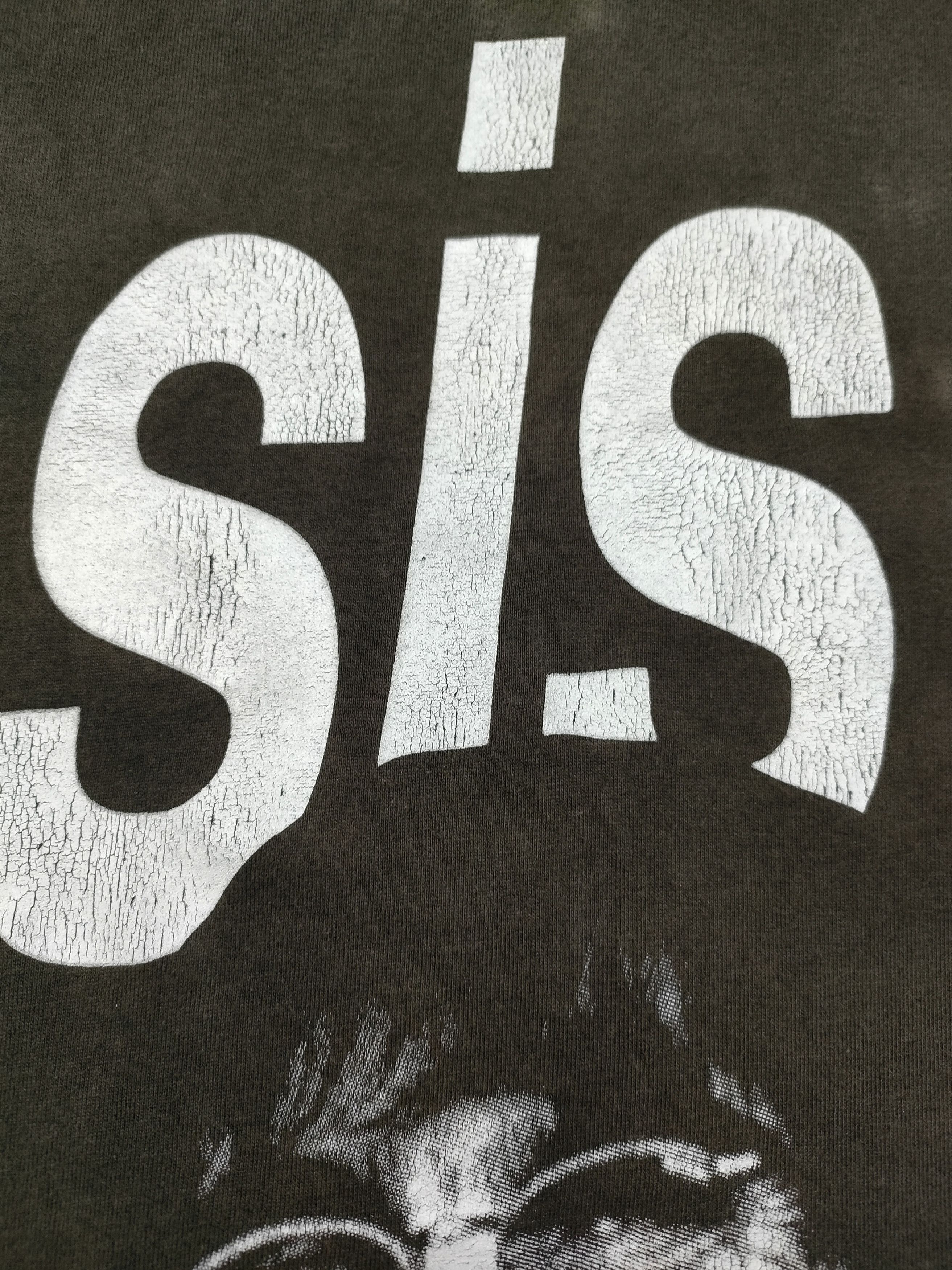 Band Tees 90s OASIS ROCK N ROLL STAR Long Sleeve EU Vintage Tee Size US XL / EU 56 / 4 - 9 Thumbnail