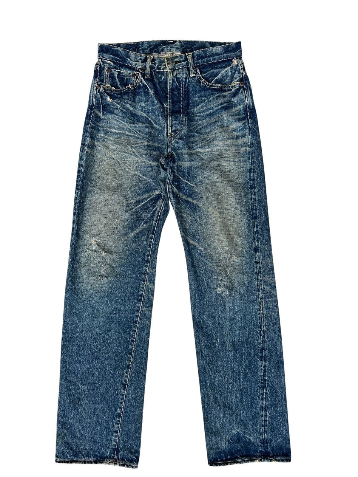 Vintage Spellbound Japan Distressed Mud Denim Selvedge Jeans