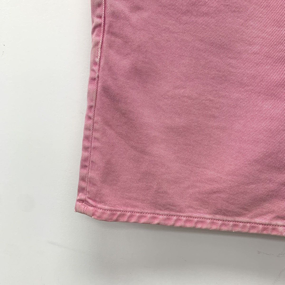 Balenciaga Balenciaga Pink Vintage Washed Denim Casual Skirt K26WX Size 26" / US 2 / IT 38 - 4 Thumbnail