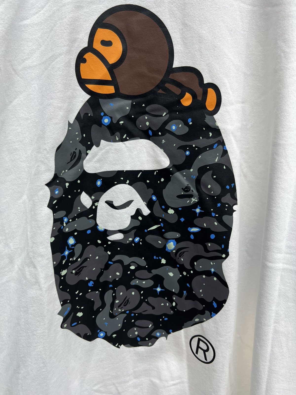 Bape Bape Space Camo Milo On Big Ape Tee Size US XXL / EU 58 / 5 - 4 Thumbnail