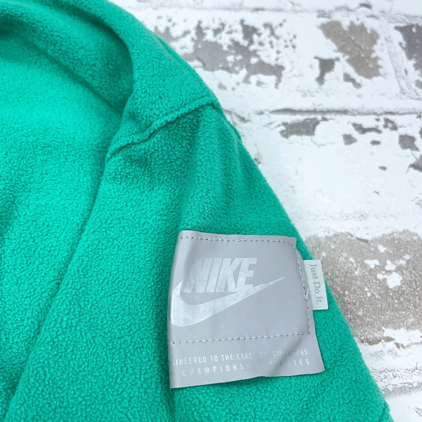 Nike Nike Jacket Women XL Green Blue Fleece Track Sweatshirt Warm Up Ladies Short description? Size XL / US 12-14 / IT 48-50 - 6 Thumbnail
