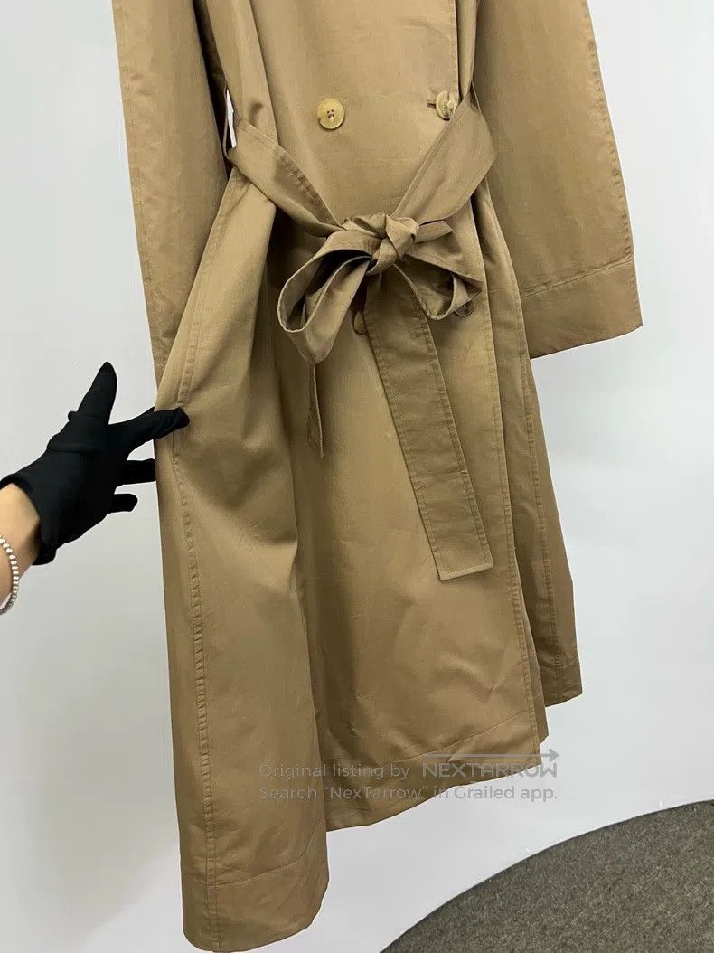 The Row The Row Khaki lace-up trench coat Size S / US 4 / IT 40 - 8 Thumbnail