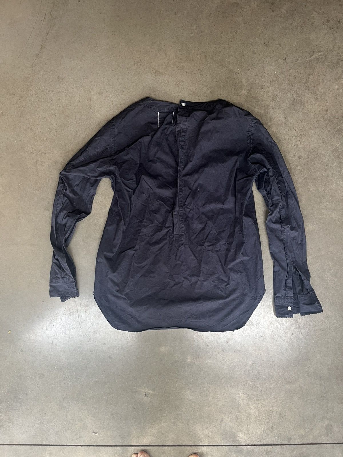 Takahiromiyashita The Soloist. open back shirt Size 48R - 2 Thumbnail