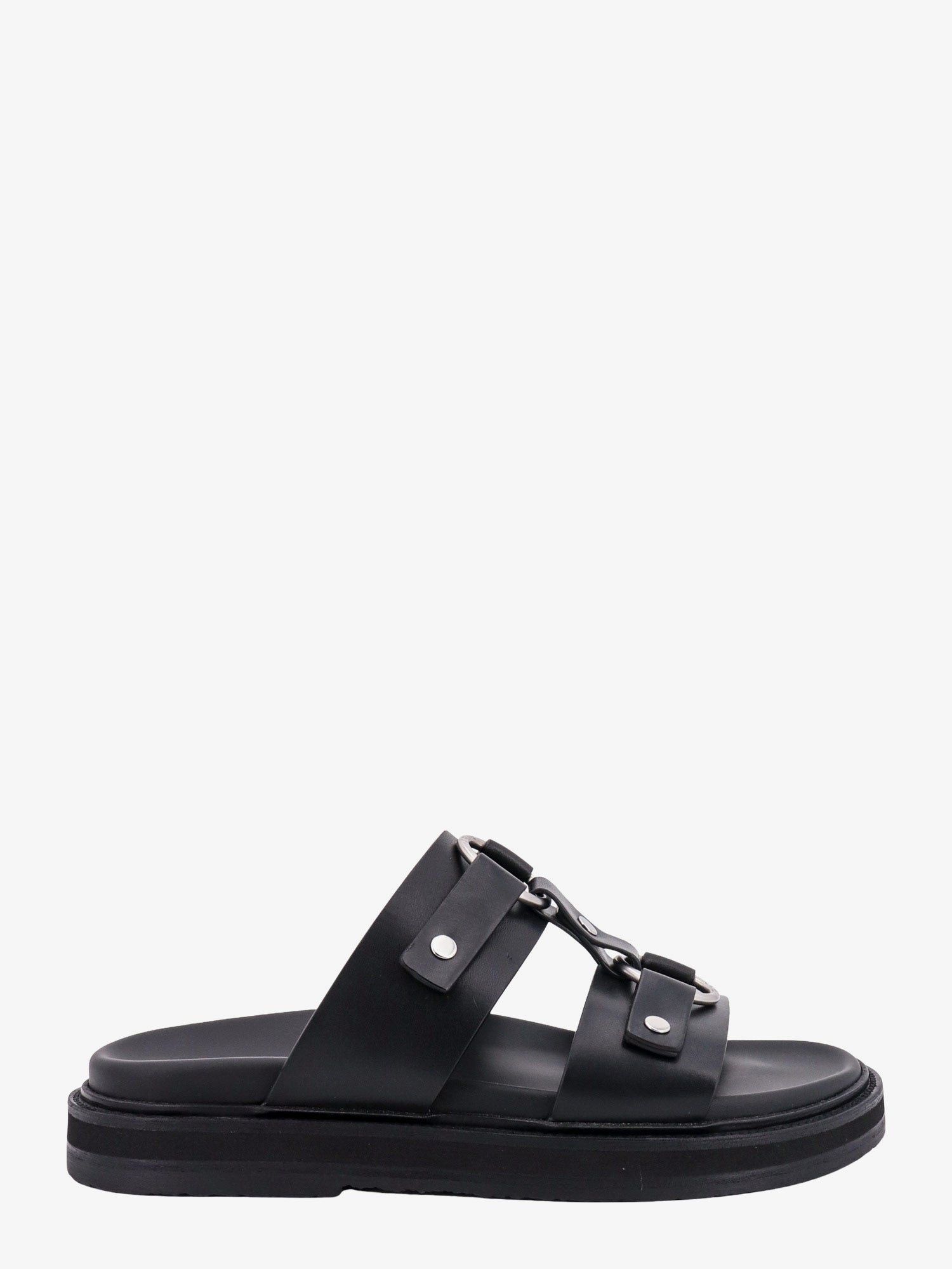 サンダル CELINE  Triomphe Mule 05 suede and leather sandals Celine Triomphe Mule 05 suede and leather sandals IT 45