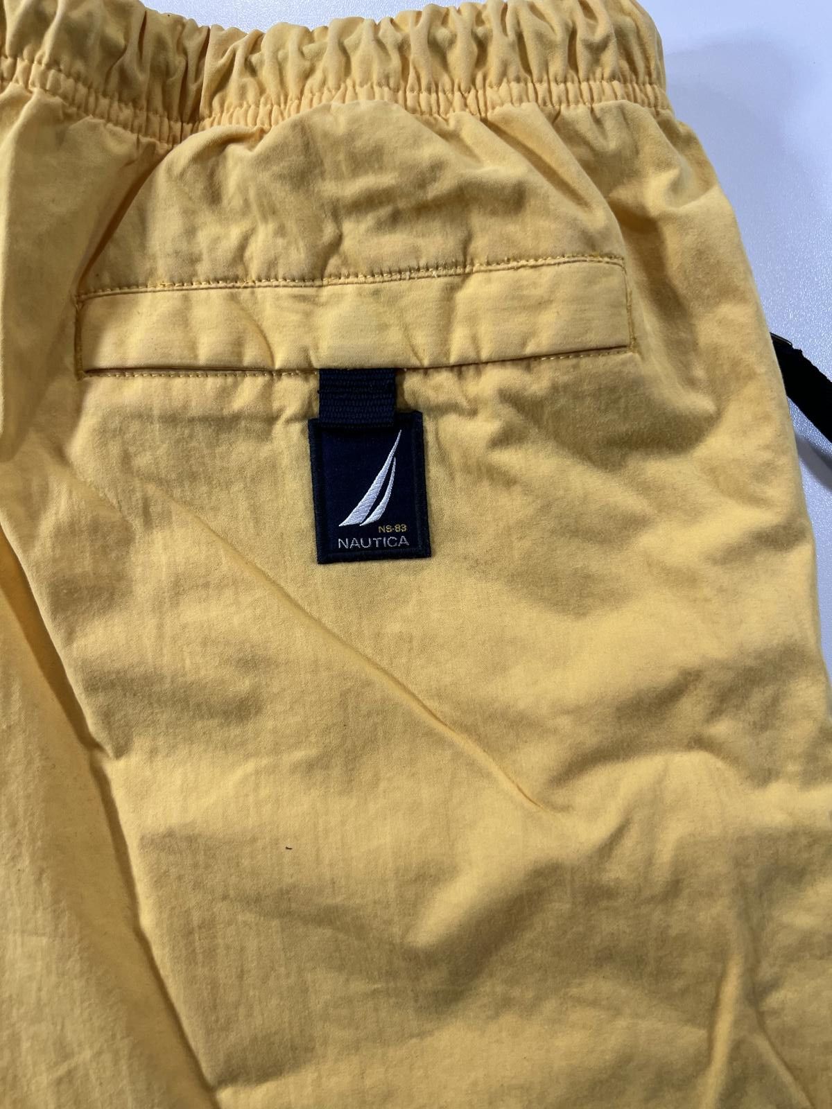 Unknown London Nautica Yellow Men's Casual Shorts with Black Side Stripe Size US 32 / EU 48 - 7 Thumbnail