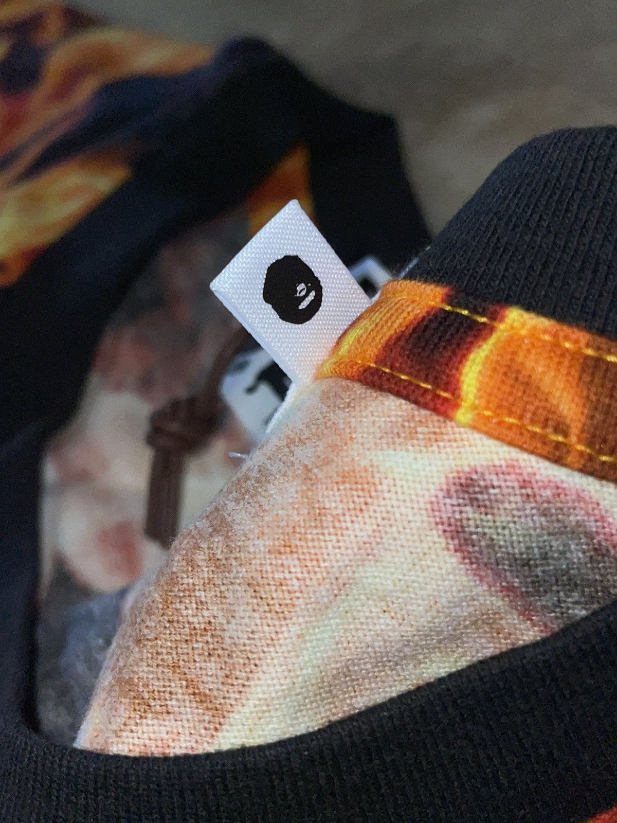 Bape BAPE Flame Wide Tee Orange Size Small Brand New Size US S / EU 44-46 / 1 - 6 Thumbnail