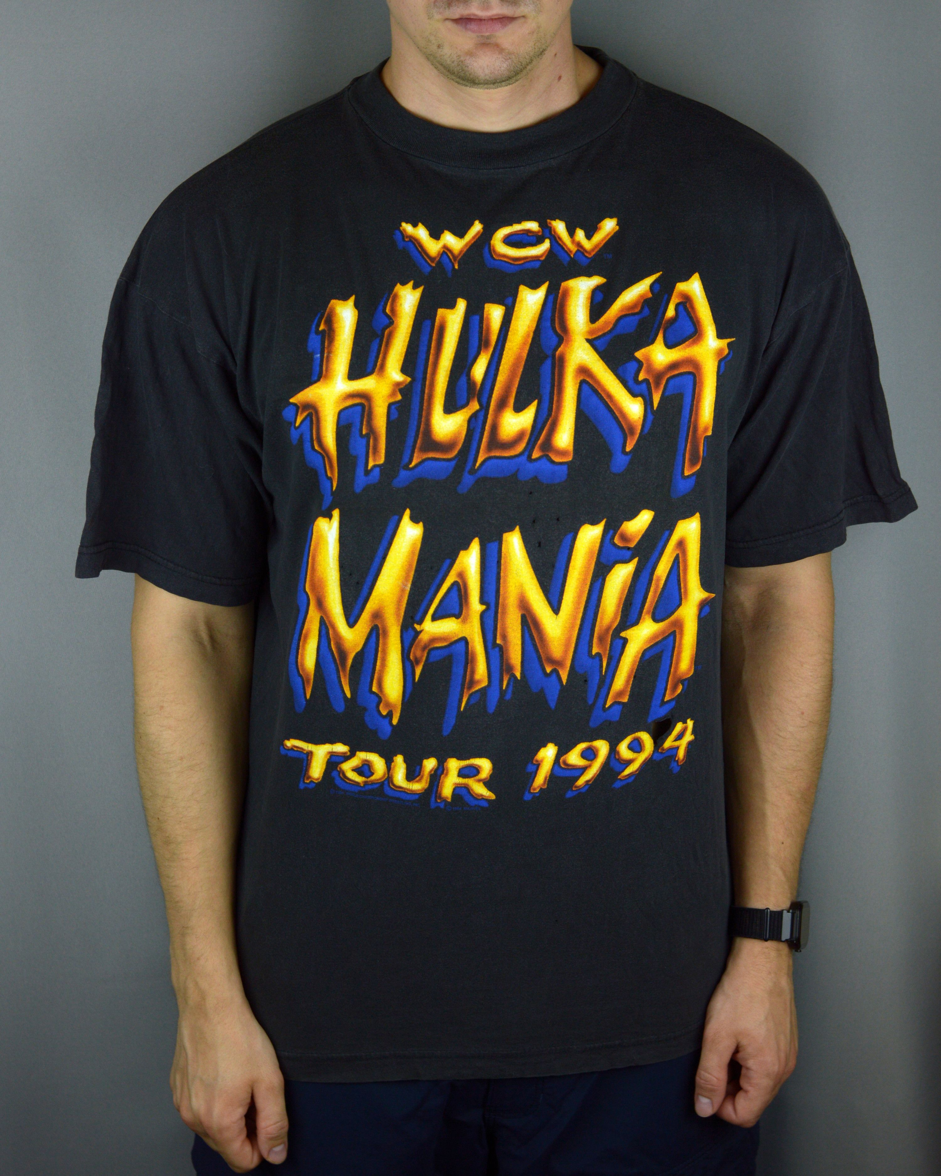 Vintage × WCW/nWo × WWF Vintage WCW HulkaMania Hulk Hogan 1994 t shirt Size US XL / EU 56 / 4 - 1 Thumbnail