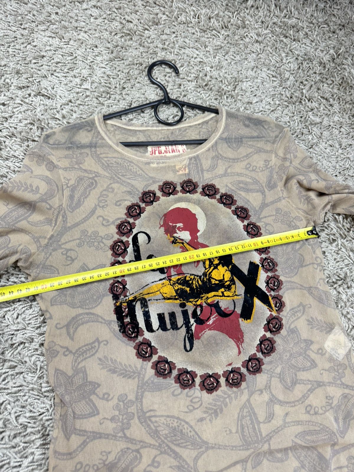 Vintage Jean Paul Gaultier mesh top La Mujer original item