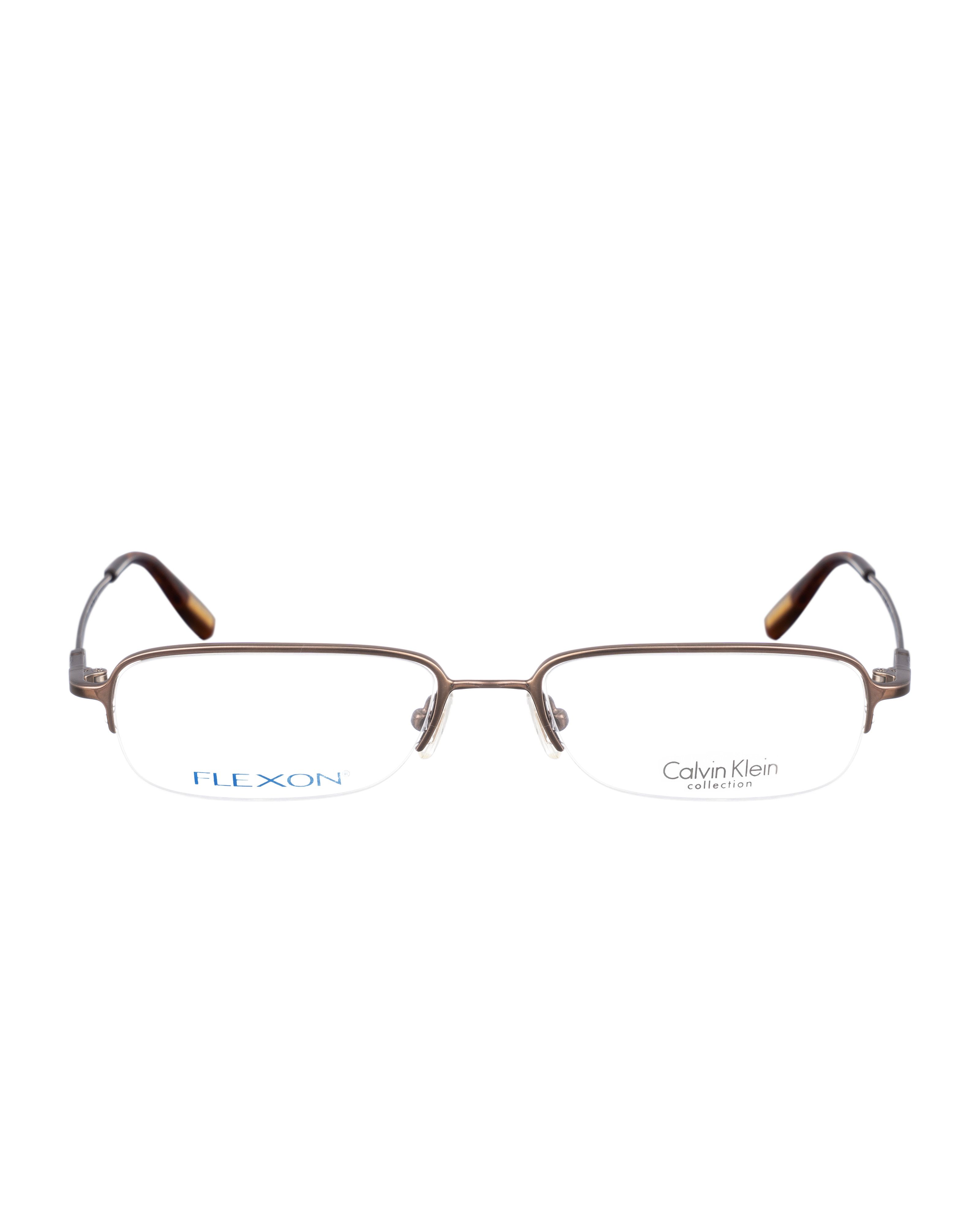 Calvin Klein Calvin Klein 90s Dark Brown Metallic HalfRim Glasses Size ONE SIZE - 2 Thumbnail