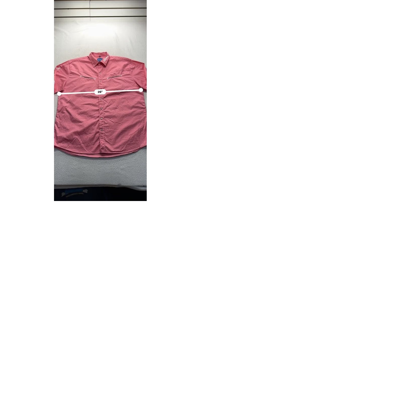 Pinko Resistol Mens Western Shirt Pink Embroidered Logo Long Sleeve Button-Down 3XL, Cotton, Solid, Western, Men, Pre-Owned Fair Size US XXL / EU 58 / 5 - 9 Thumbnail
