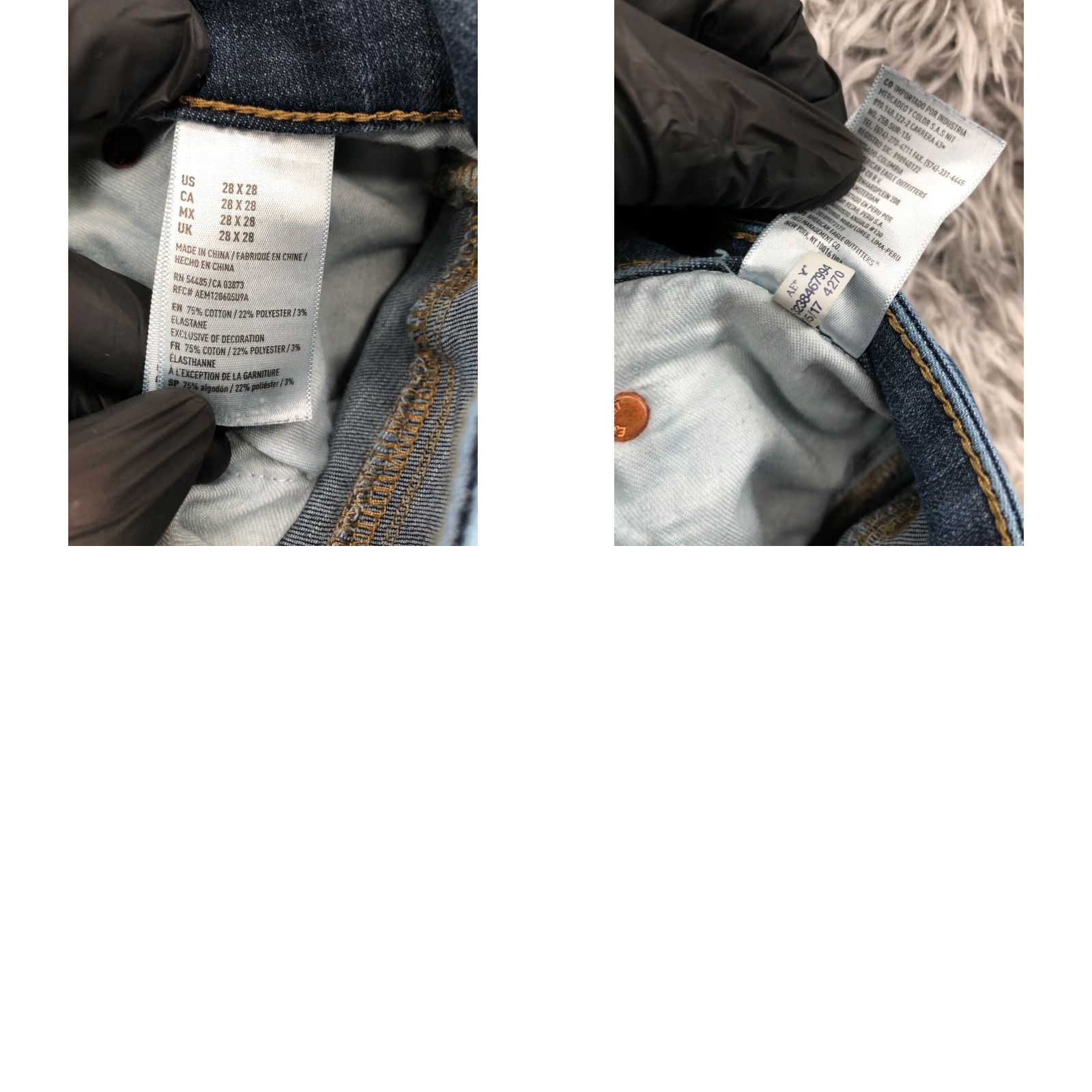 American Eagle Outfitters American Eagle Outfitters Jeans Slim Straight Mens 28x28 Regular Blue Size US 28 / EU 44 - 10 Thumbnail