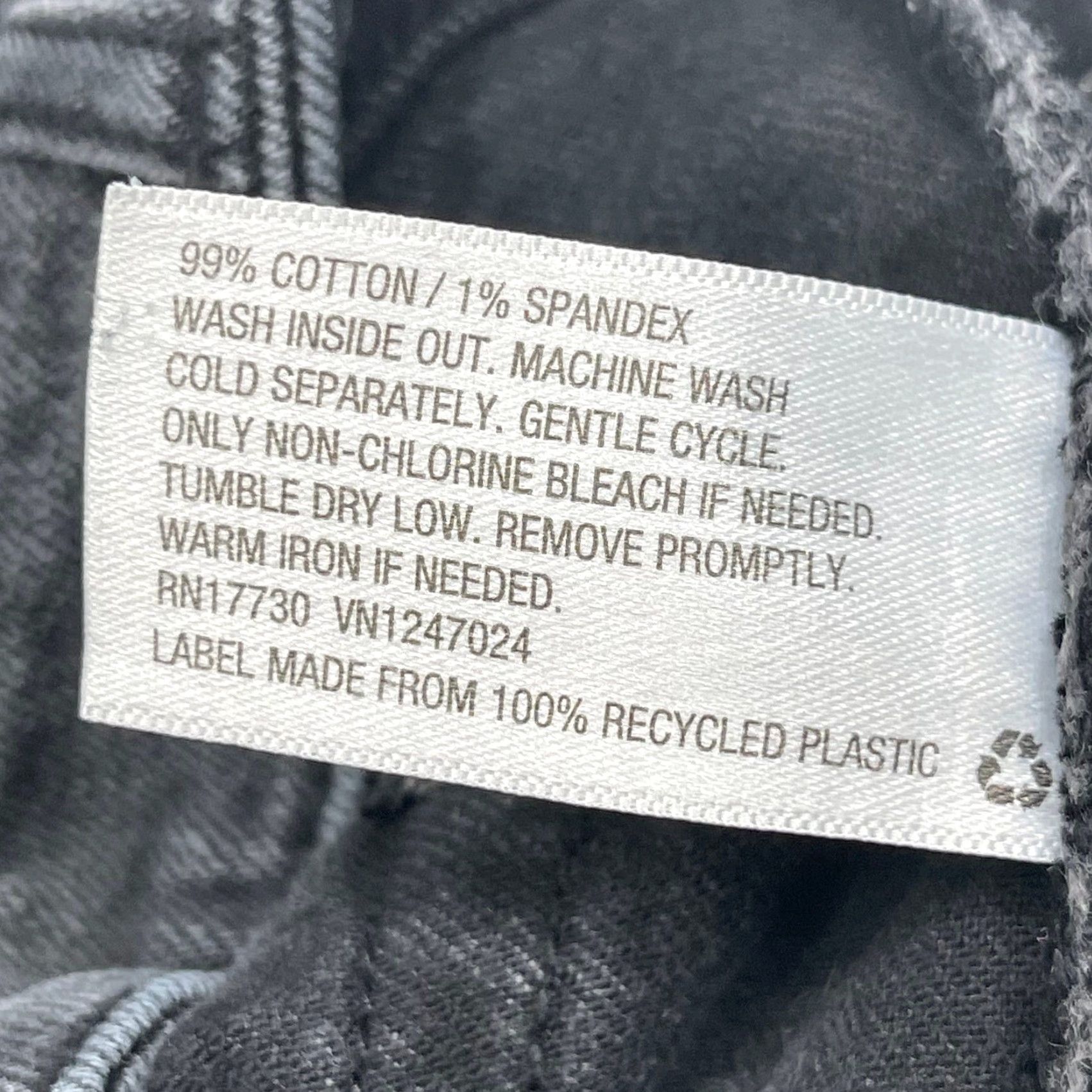 Vintage Wild Fable Jeans Women Size 0 Gray Distressed Skinny Mid Rise 5-Pocket Denim Charcoal Wash Casual Womens Jeans Size 25" / US 0 / IT 36 - 6 Thumbnail