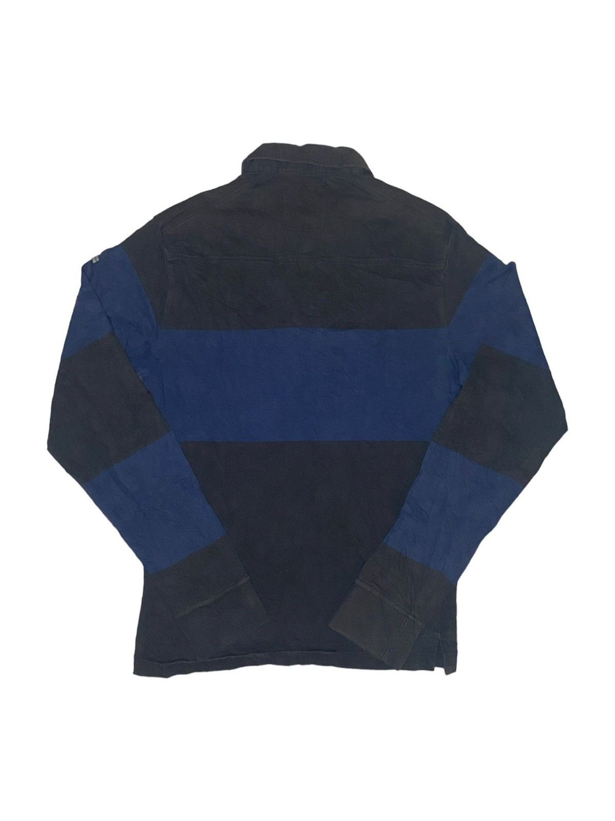 Stone Island AW08 Stone Island Denims Logo Patch Rugby Shirt Size US S / EU 44-46 / 1 - 2 Thumbnail