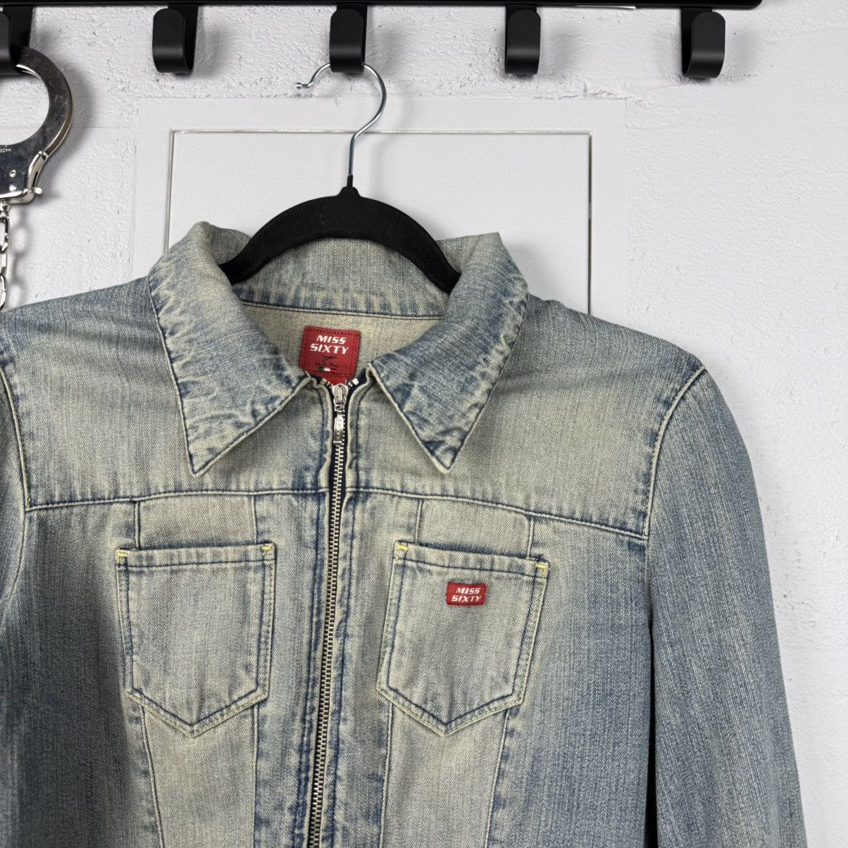 Miss Sixty Vintage Miss Sixty Avant Garde Distressed Jeans Jacket Size S / US 4 / IT 40 - 5 Thumbnail