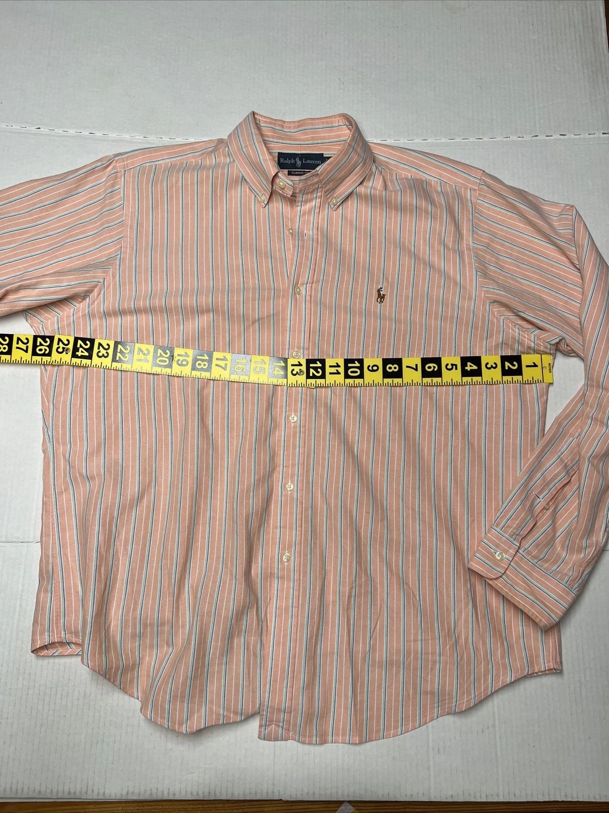 Polo Ralph Lauren Vintage Ralph Lauren Classic Fit Button Down Shirt Size US XL / EU 56 / 4 - 2 Thumbnail