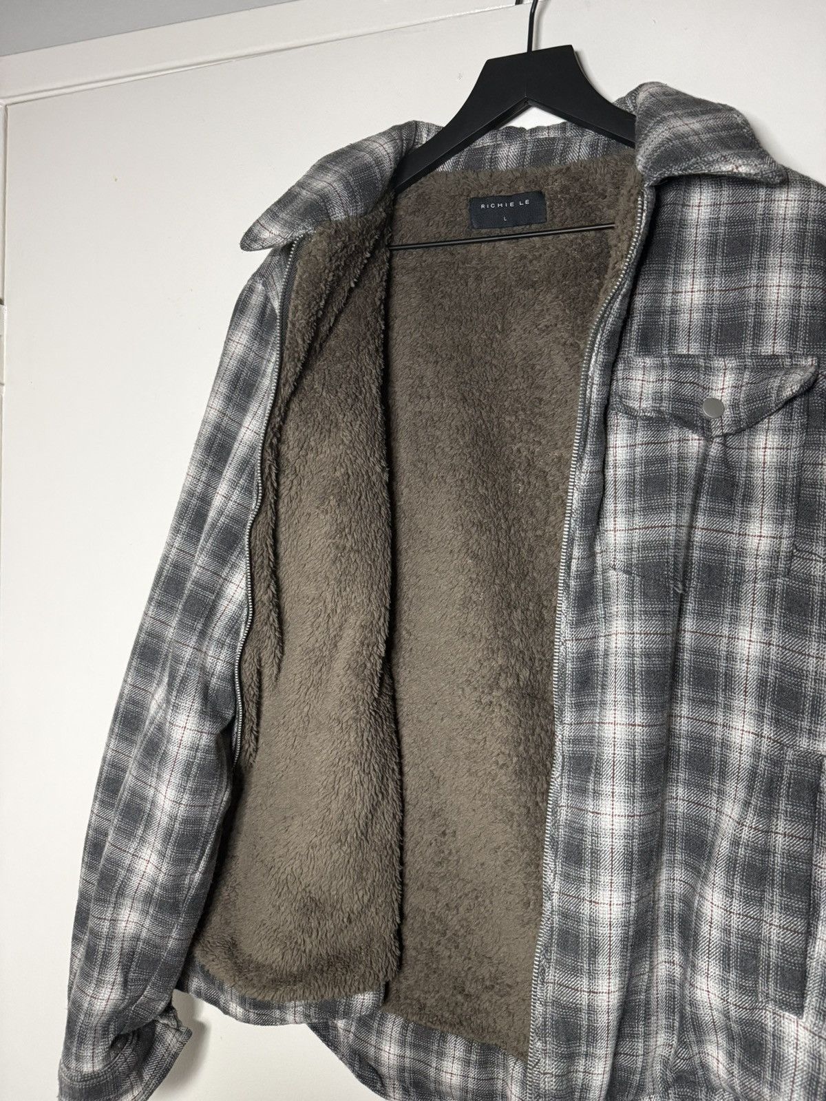 Richie Le Collection Richie le Collection flannel shacket Size US L / EU 52-54 / 3 - 4 Thumbnail
