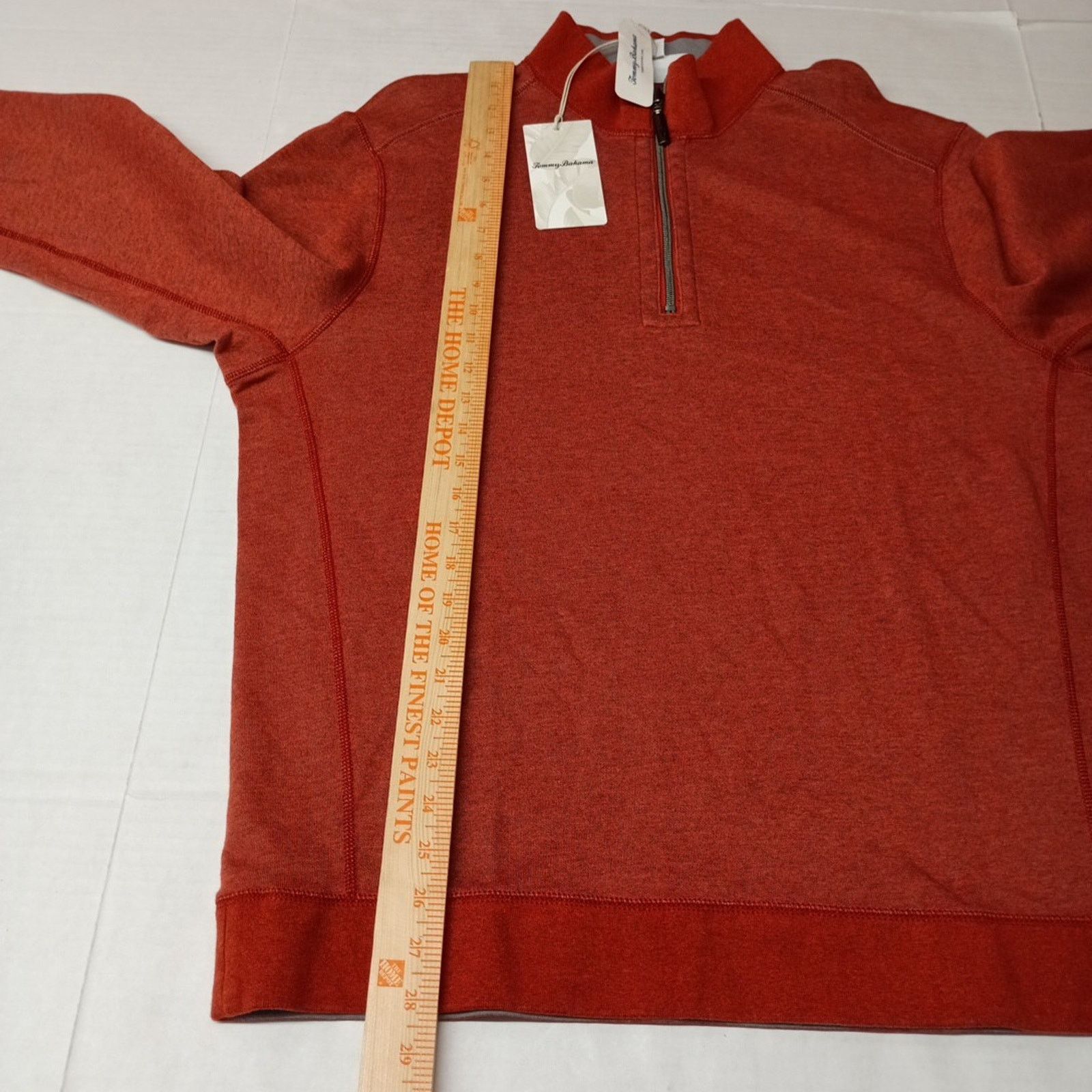 Tommy Bahama Tommy Bahama Reversible Ginger Pullover 1/4 Zip Men's Size L Size US L / EU 52-54 / 3 - 6 Thumbnail