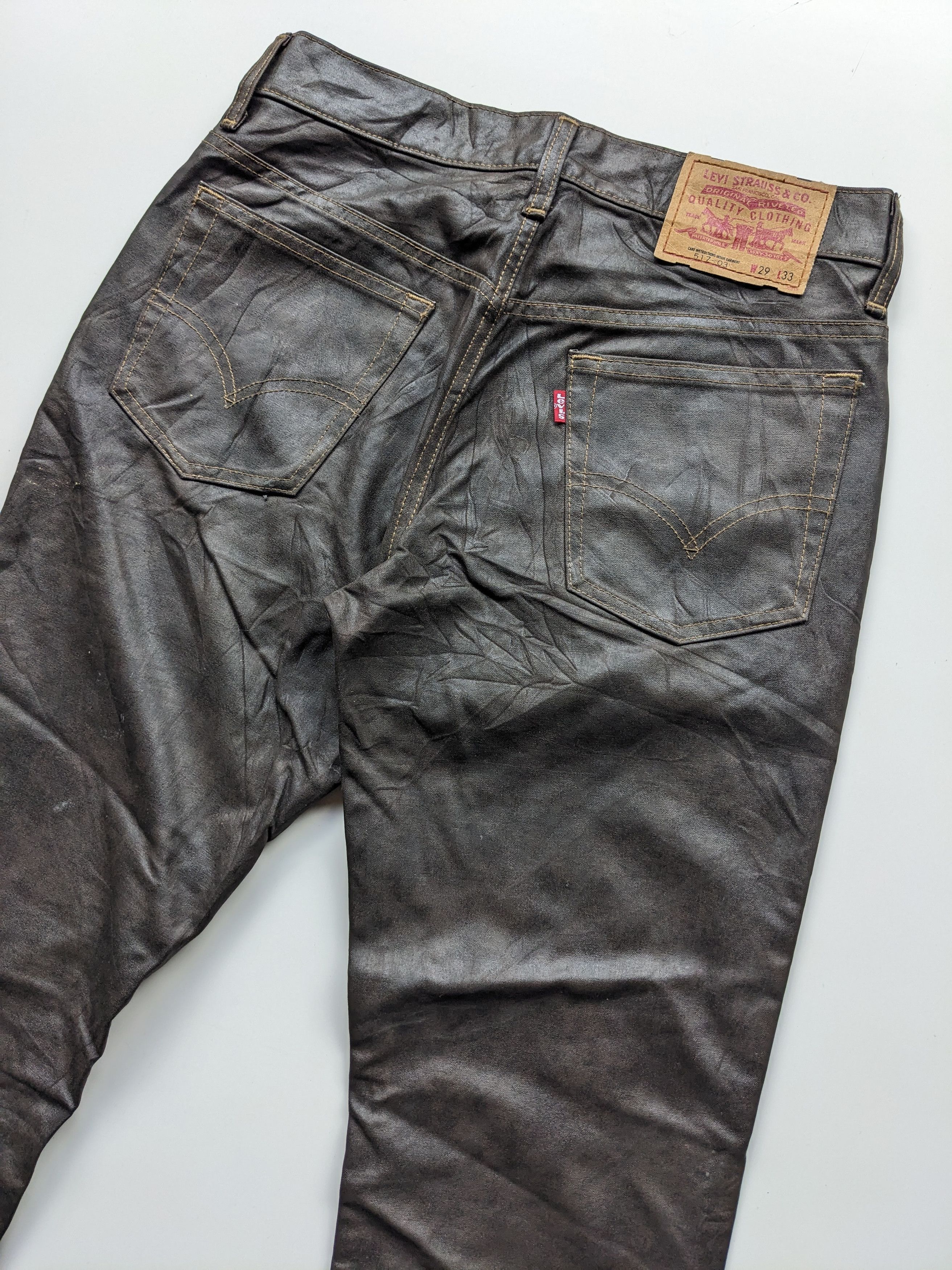 Levi's Vintage Levi's waxedf coating jeans Size US 29 - 5 Thumbnail