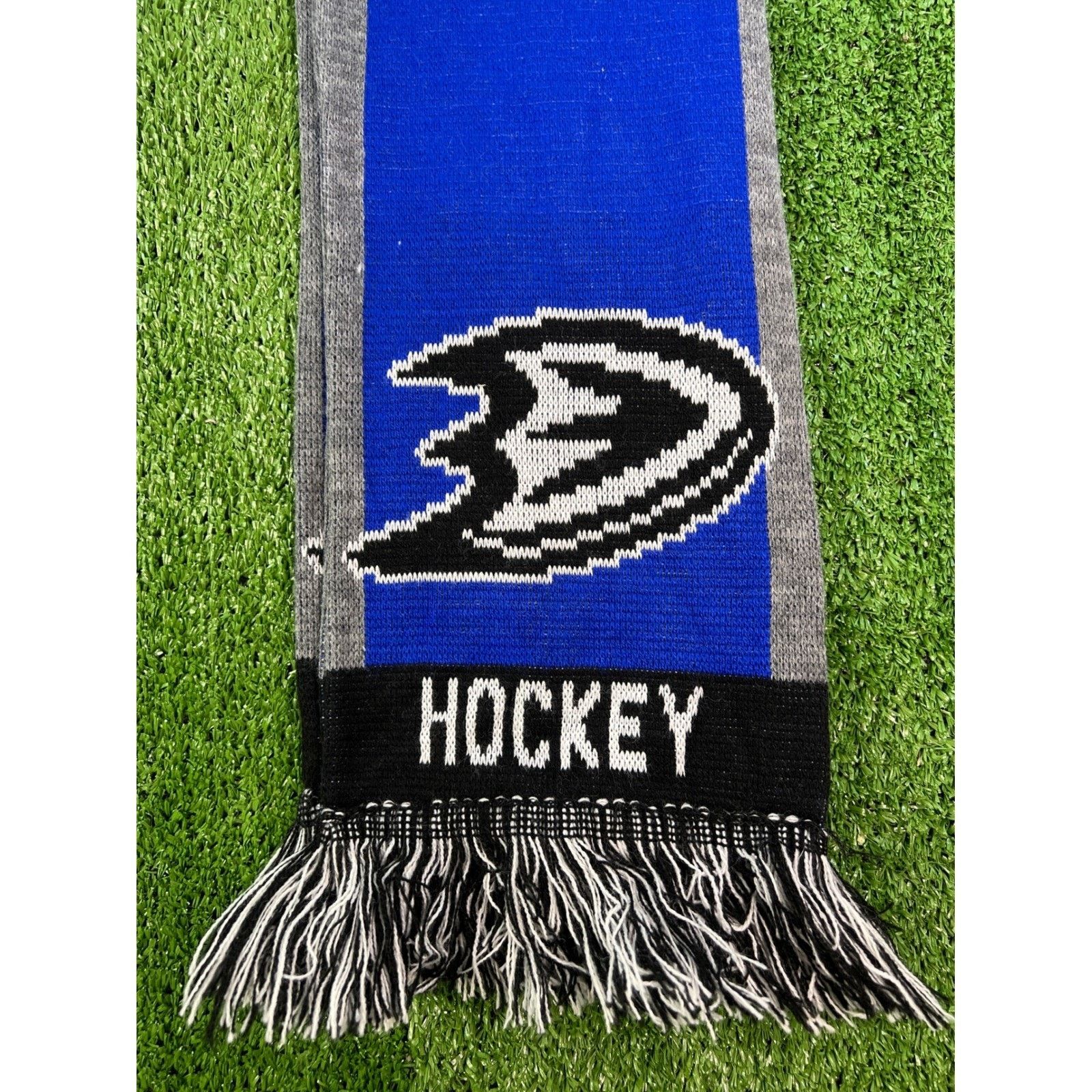 Reebok Reebok Buffalo Sabres/Ducks NHL Hockey Scarf scarve Knit Size 34 - 4 Thumbnail