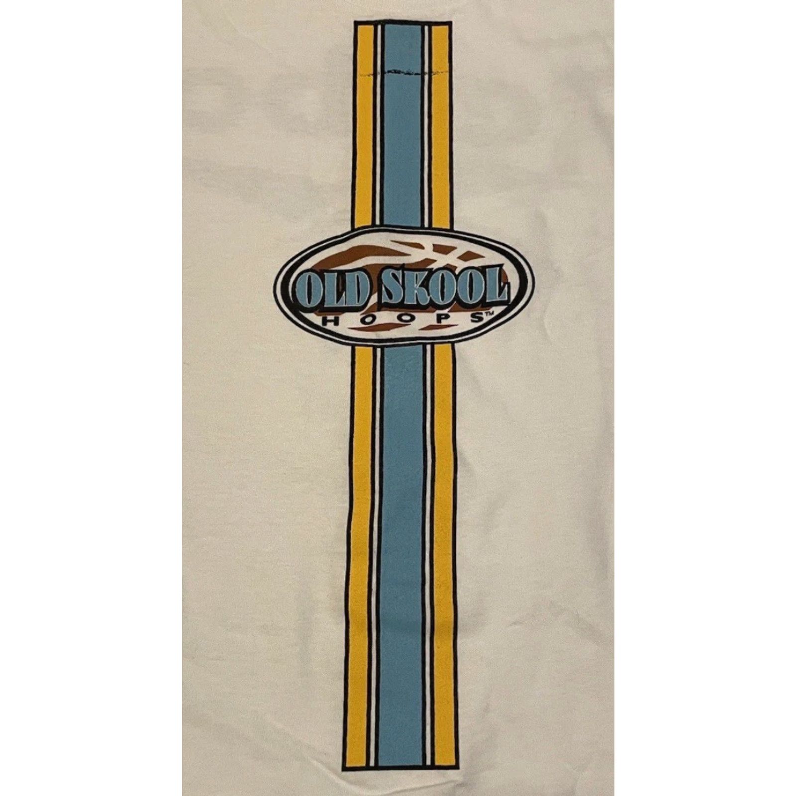 Reebok VINTAGE Reebok Old Skool Hoops Shirt L White 90s 80s Basketball Surf Grunge USA USA Basketball Logo Men’s Short Sleeve T-Shirt Size US L / EU 52-54 / 3 - 3 Thumbnail