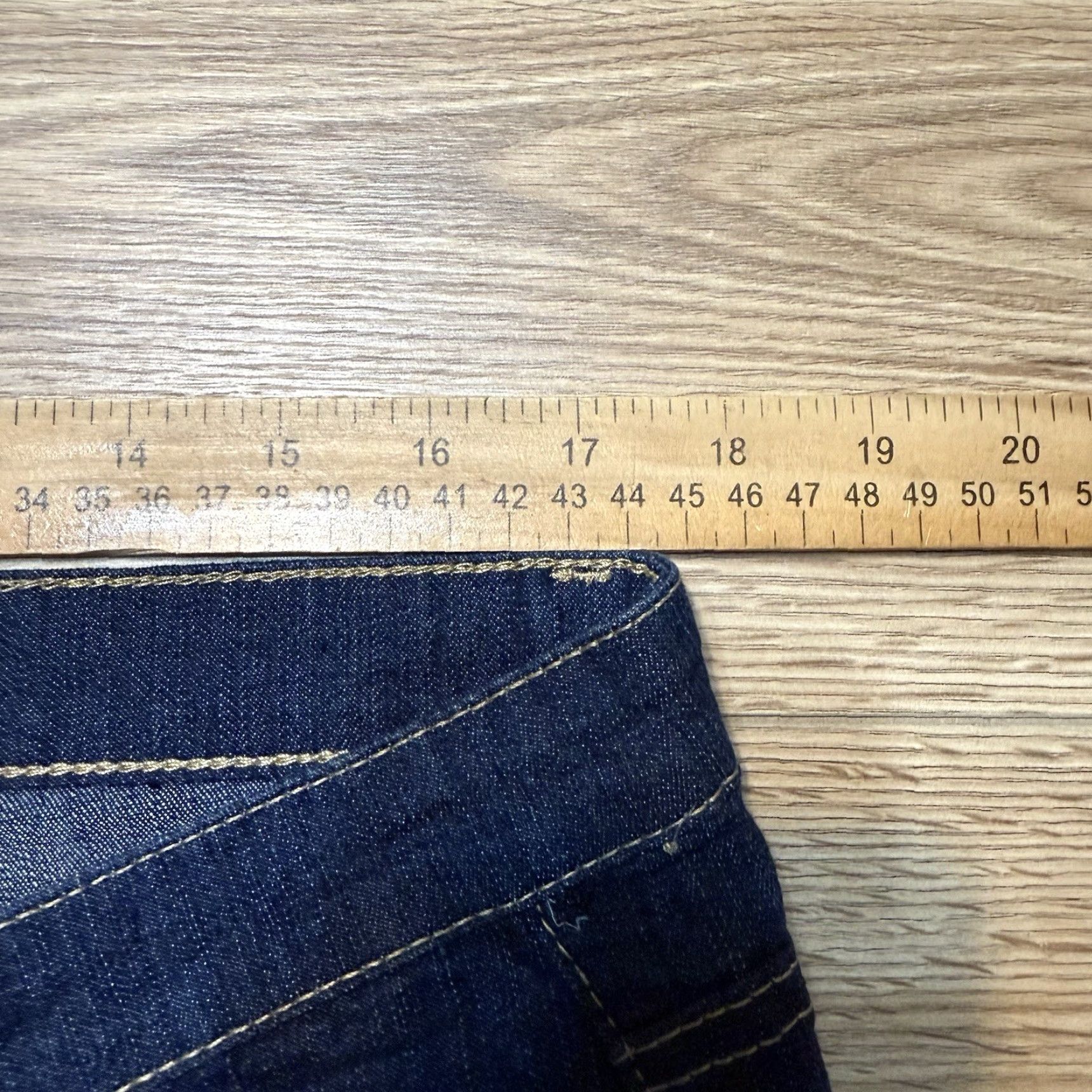 Denime VINTAGE Dkin Womens Jeans 18W Bootcut Denim Plus Size Mid Rise 30in Blue Pockets Size 40" / US 18 - 4 Thumbnail