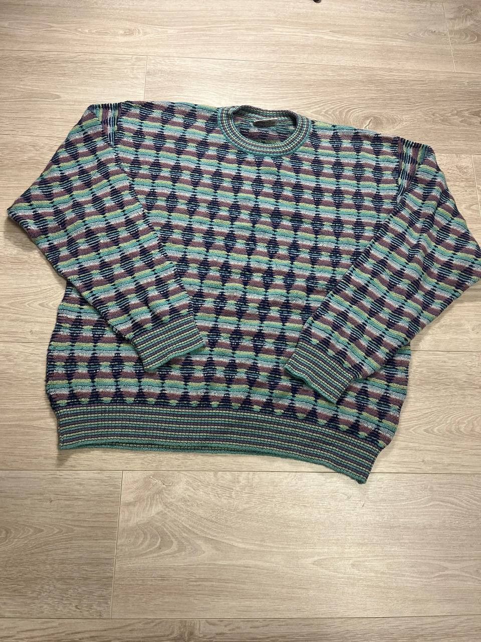 Coogi vintage retro sweater Miselli Austria 90s 80s Size US L / EU 52-54 / 3 - 1 Thumbnail