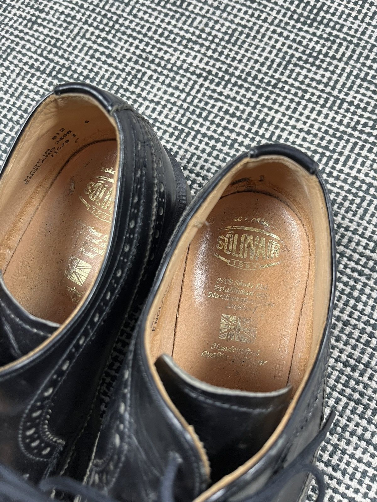 Solovair × Vintage Solovair made in England vintage Oxford chunky boots rare Size US 8.5 / IT 38.5 - 5 Thumbnail