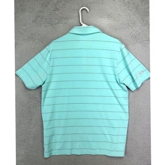 Under Armour Under Armour Polo Shirt Mens Large HeatGear Teal Wide Pinstripe Golf Rugby NEW Size US L / EU 52-54 / 3 - 2 Thumbnail