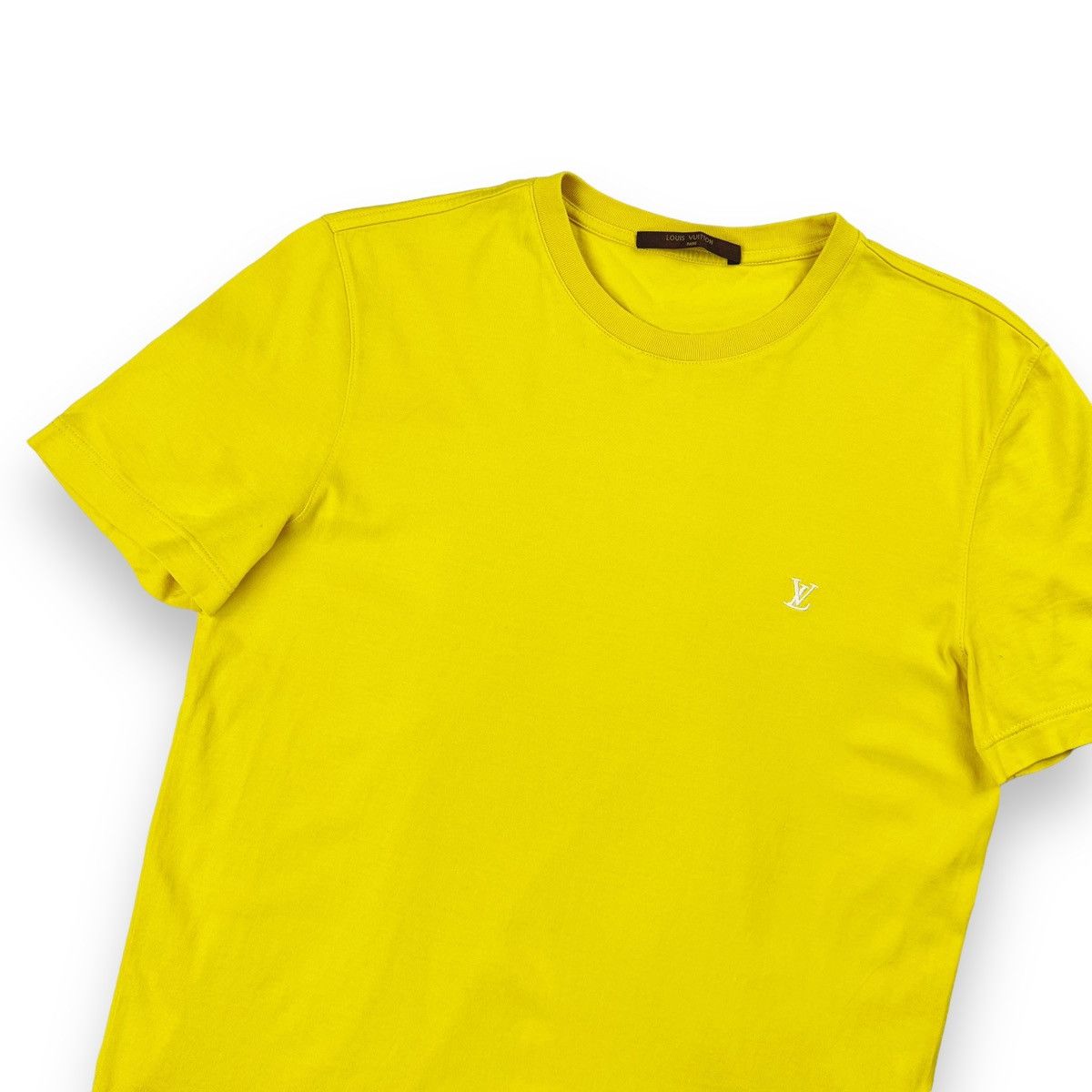 Louis Vuitton Louis Vuitton Yellow Embroidered T Shirt | Grailed