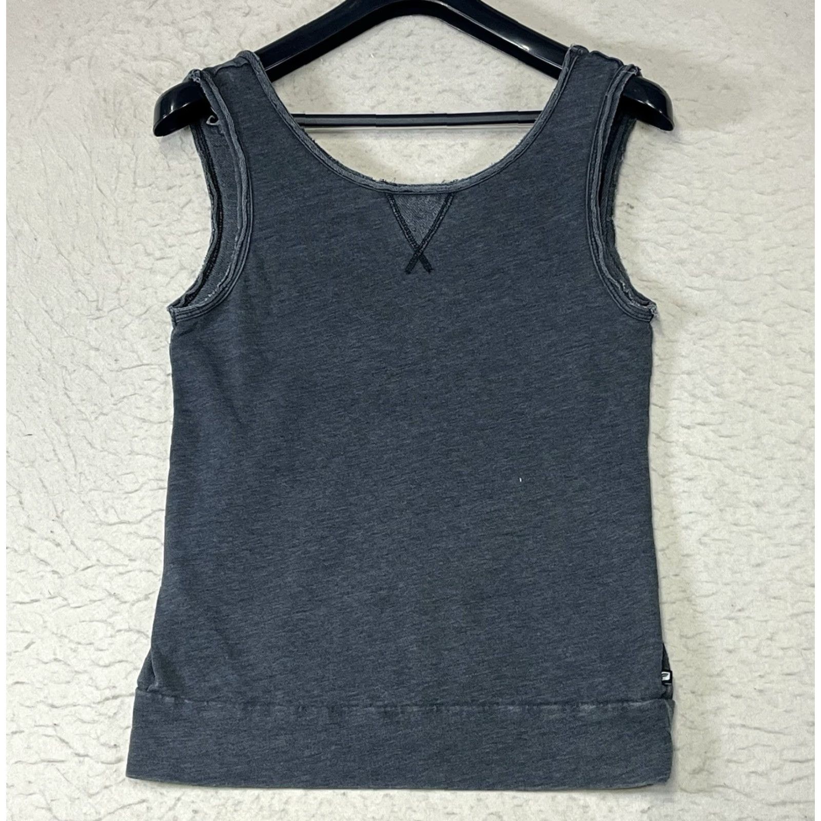 Fabletics FABLETICS Tank Top Gray Scoop Neck Low Back Size Small Women Pullover Size S / US 4 / IT 40 - 2 Thumbnail