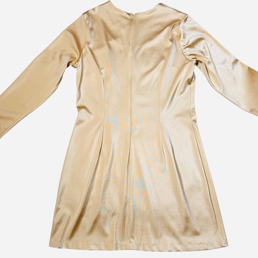 Other NWT New $171 Gin & Jules by Madeleine Fig Gold Cher Mini Dr Size XXL / US 16-18 / IT 52-54 - 3 Thumbnail