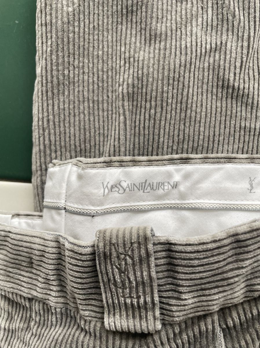 Yves Saint Laurent VINTAGE Yves Saint Laurent Corduroy Pants Size US 34 / EU 50 - 2 Thumbnail