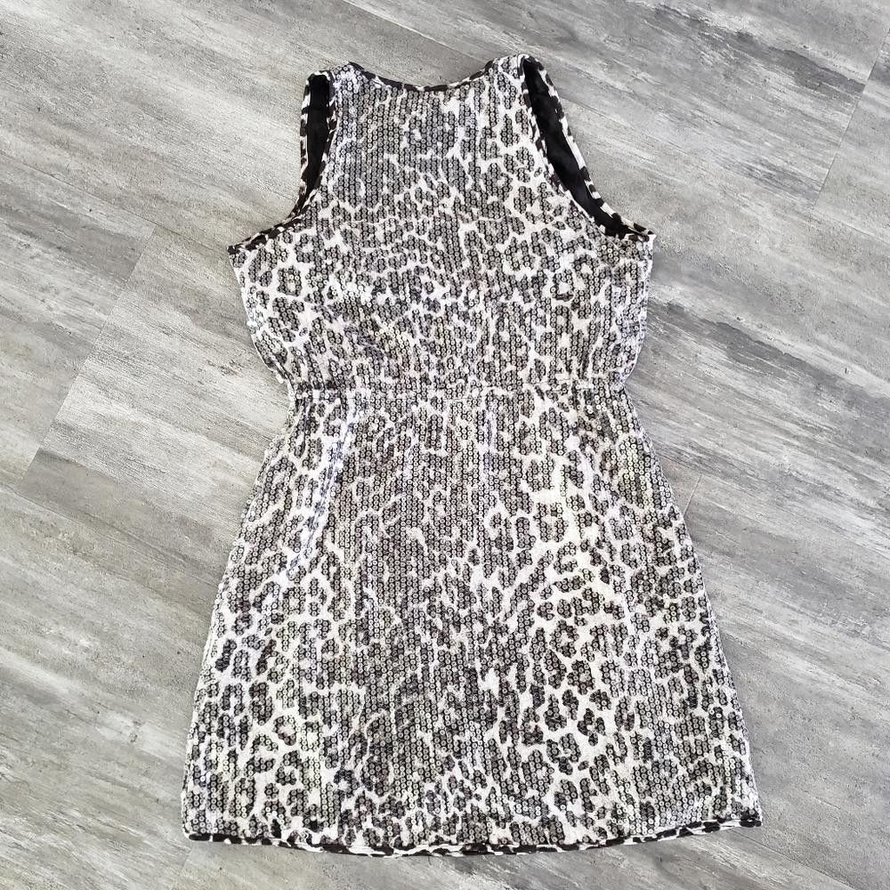 Rodarte Black Grey Leopard Rodarte Sequined Mini Size S / US 4 / IT 40 - 2 Thumbnail