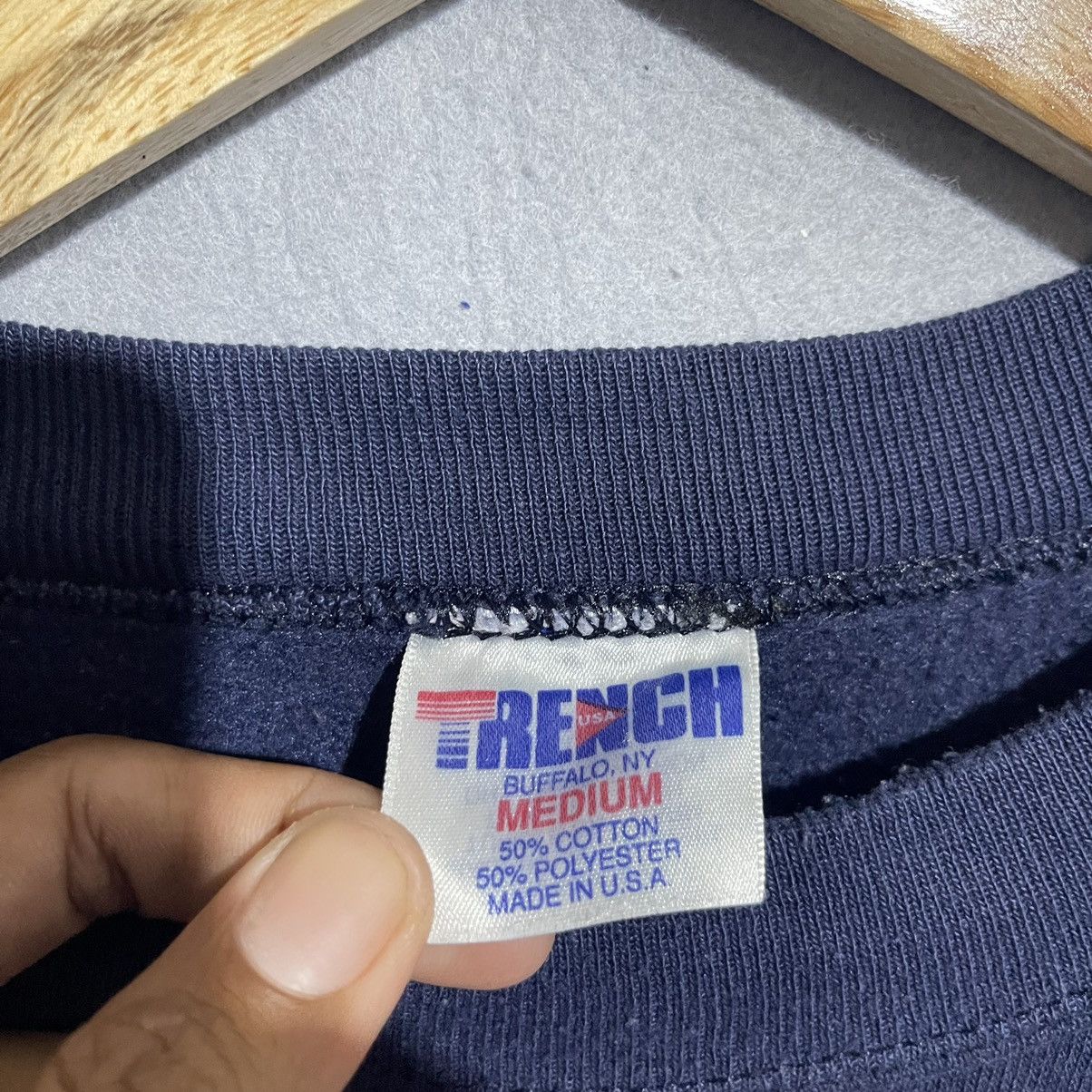 NFL Vintage 90s Chicago Bears Sweatshirt – Navy – Made in USA Size US M / EU 48-50 / 2 - 6 Thumbnail