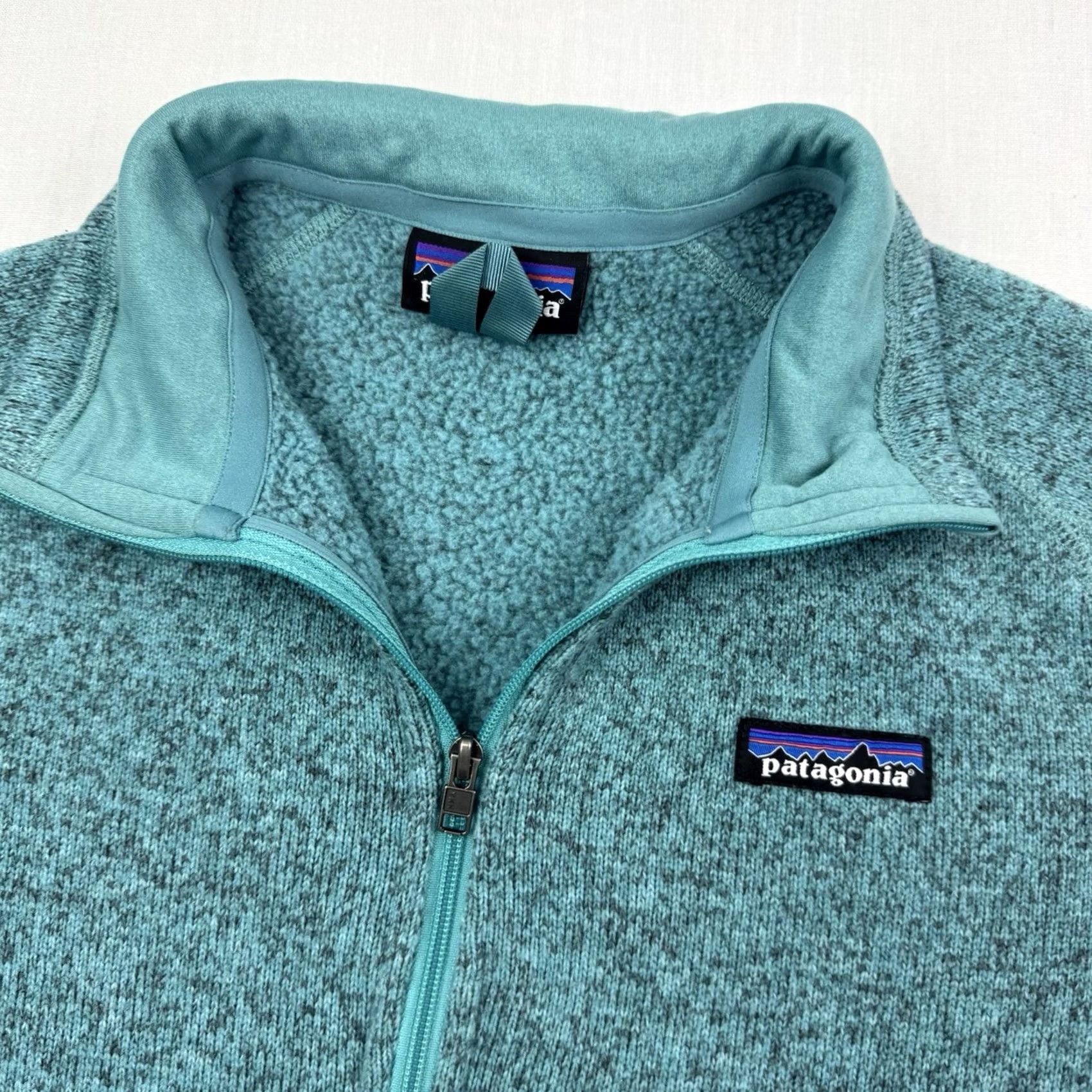 Patagonia Patagonia Better Sweater Womens M Teal Short Zip Collared Fall 2016 Jacket Outdoor Nature Classic Mens Girls Womens Size M / US 6-8 / IT 42-44 - 2 Thumbnail