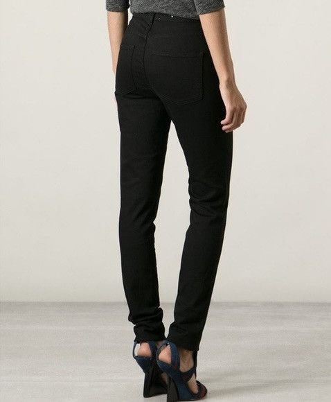 Acne Studios ACNE STUDIOS Black Skinny Mid Rise Ankle Jeans Size 25 Short Size 25" / US 0 / IT 36 - 2 Thumbnail